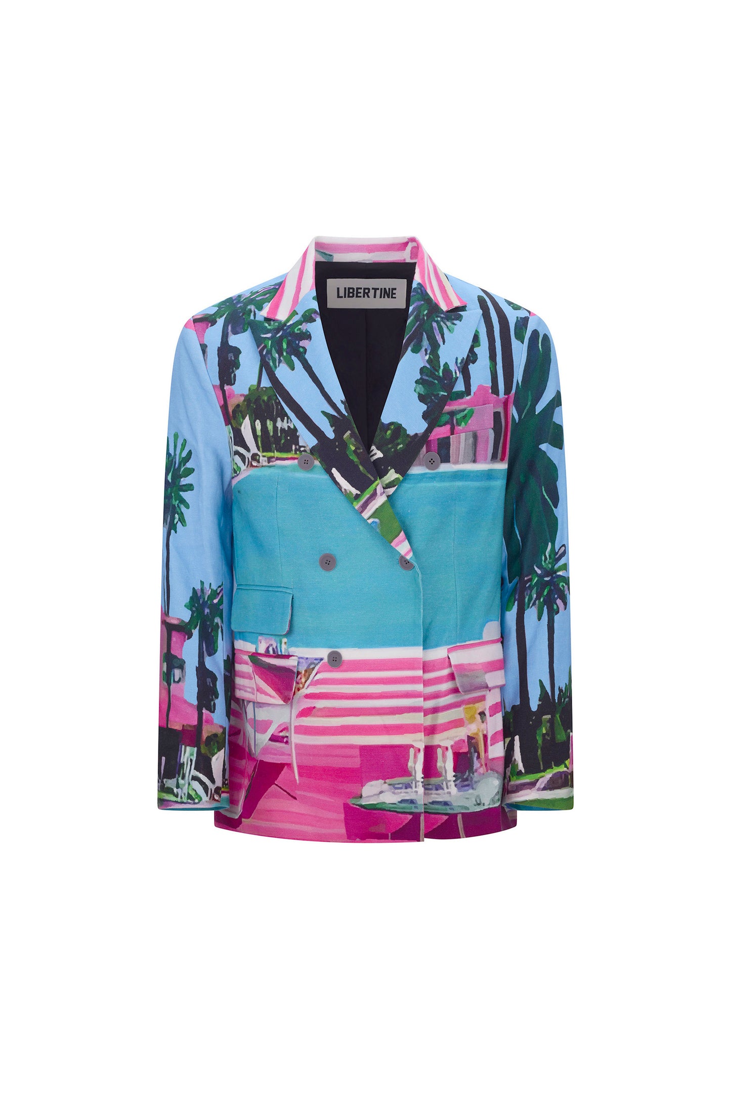 'POOLSIDE' DOUBLE BREASTED JACKET - - Libertine