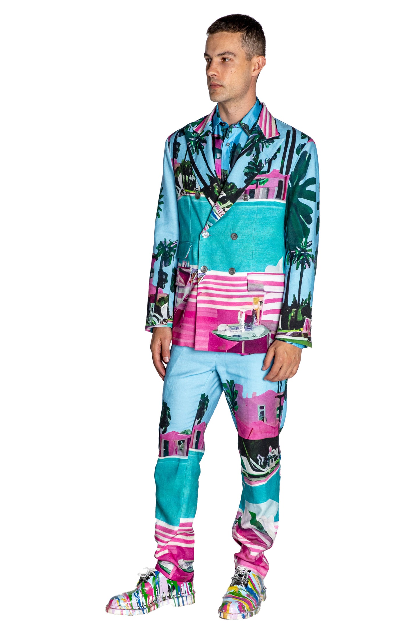 'POOLSIDE' DOUBLE BREASTED JACKET - - Libertine