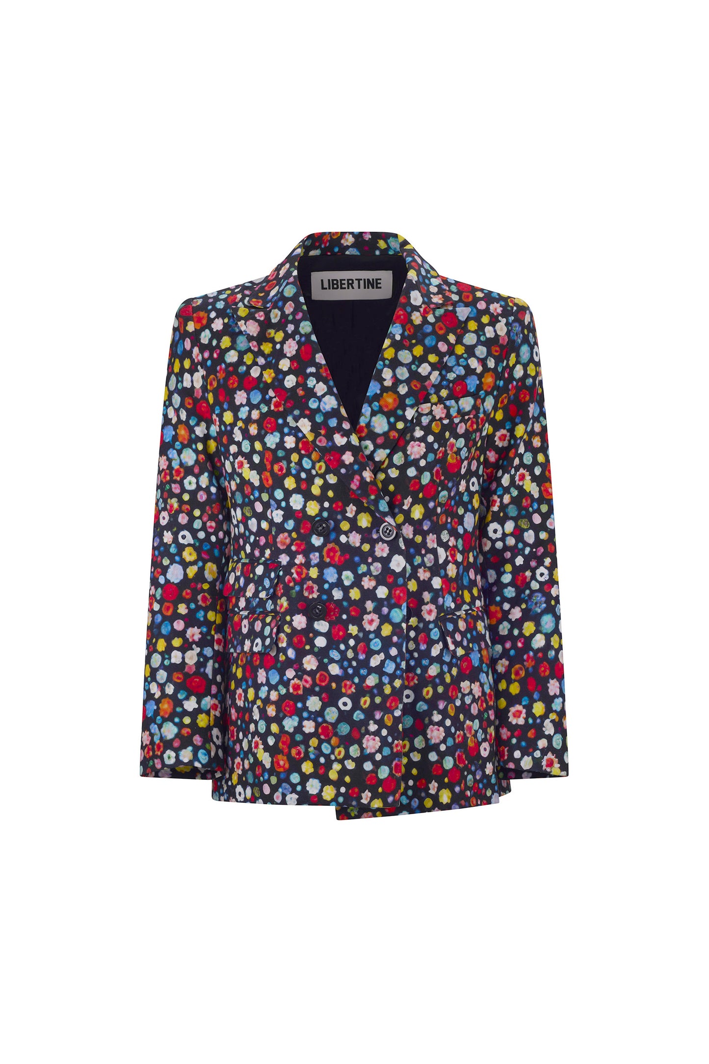 'FLOWER GEMS' DOUBLE BREASTED JACKET - - Libertine