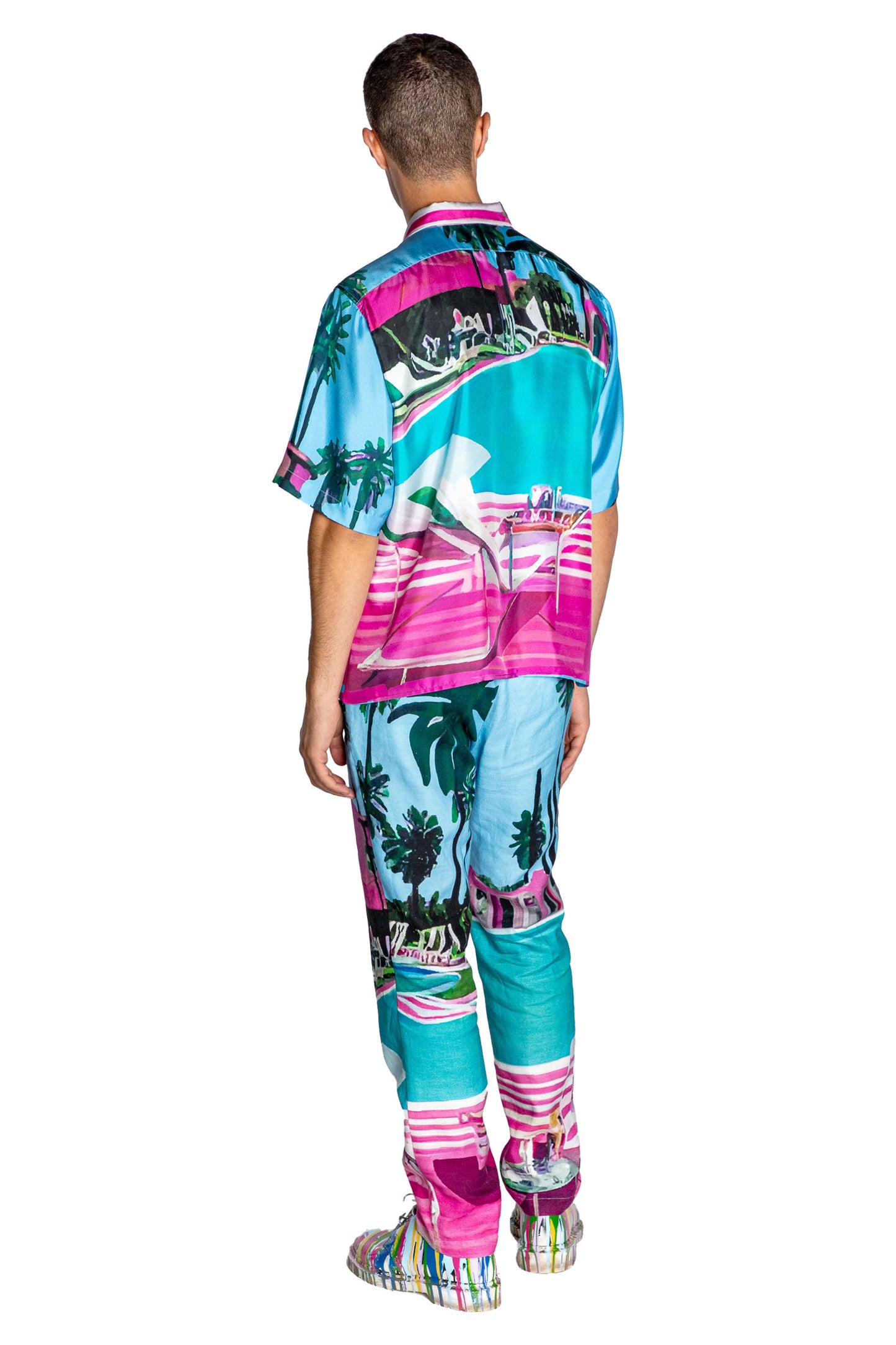 'POOLSIDE' SKATER SHIRT - - Libertine