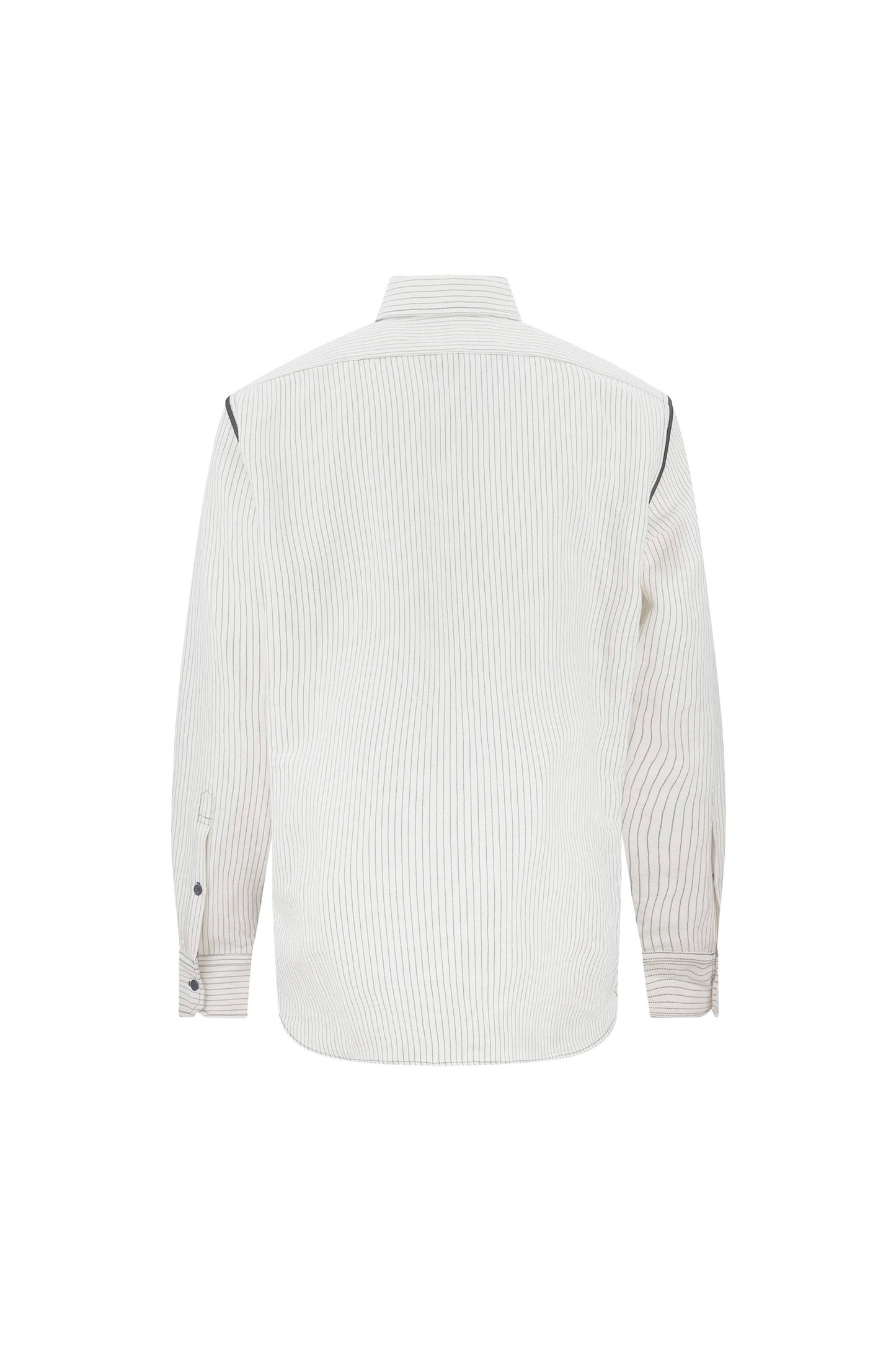 'SUMMER PINSTRIPE' INSIDE OUT CLASSIC SHIRT - - Libertine