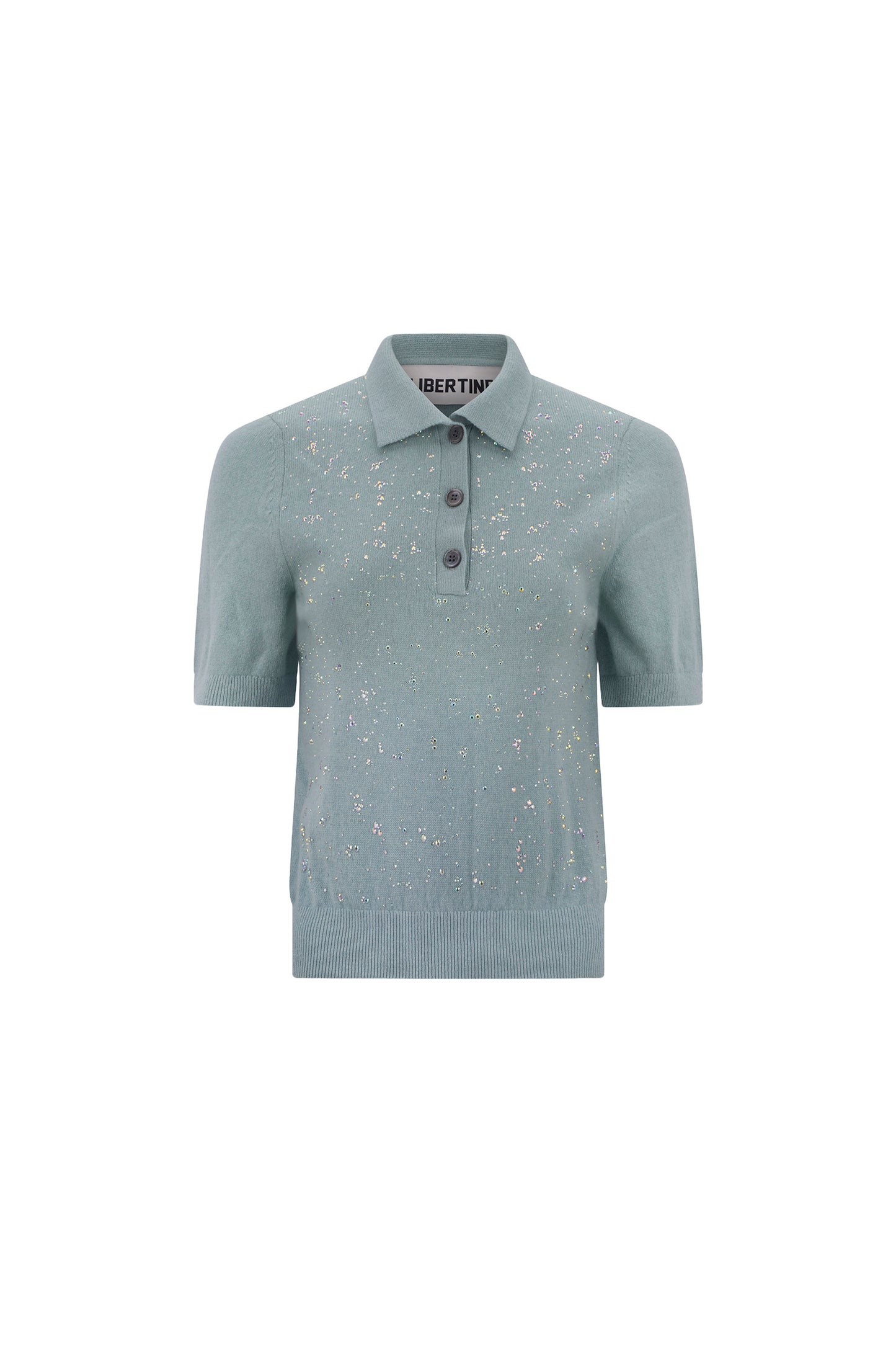 'HEAVY STARDUST' POLO SWEATER - - Libertine