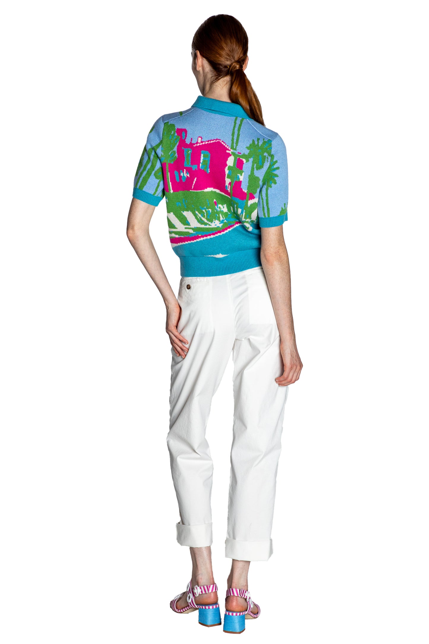 'POOLSIDE' POLO SWEATER - - Libertine