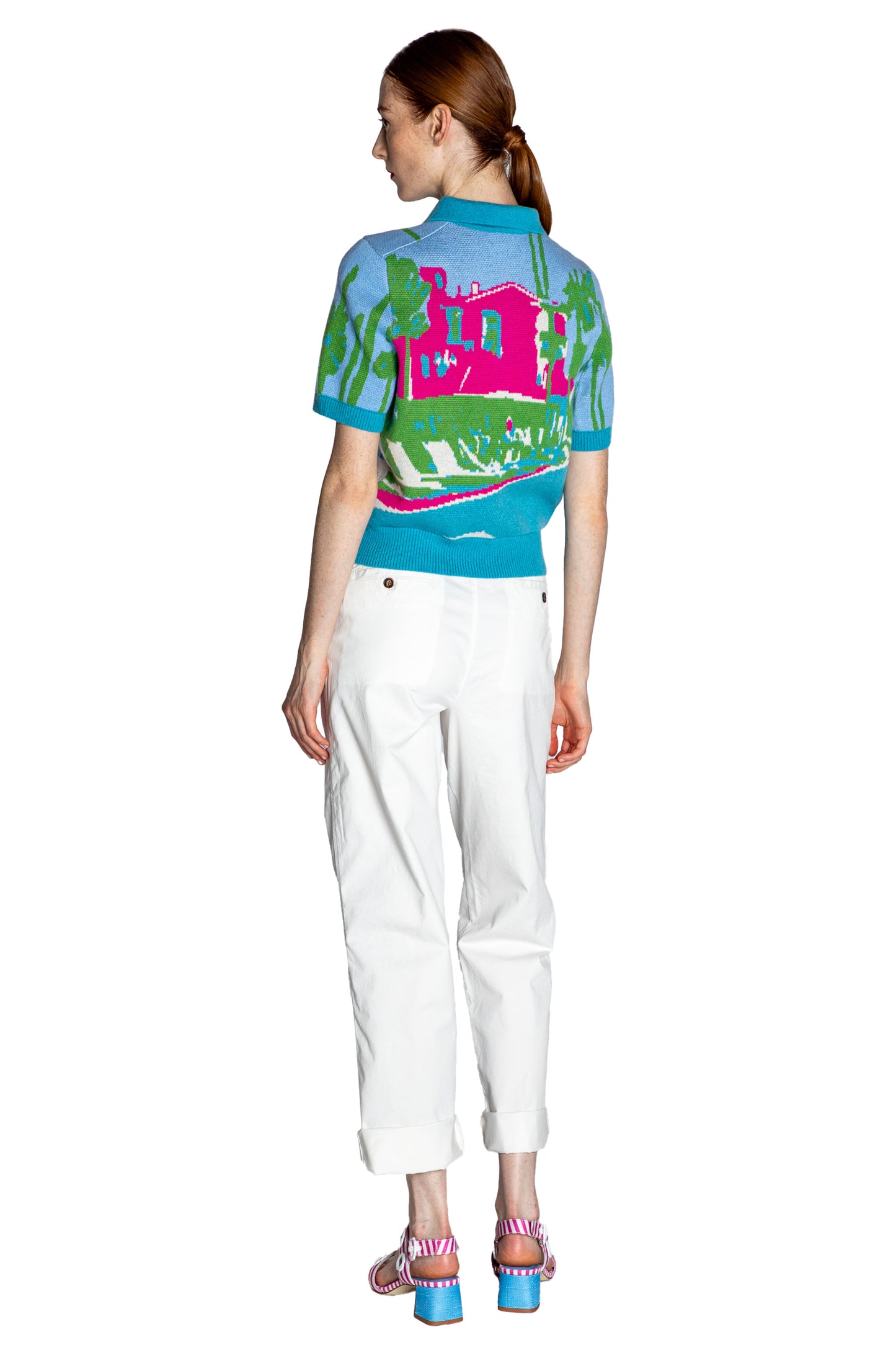 'POOLSIDE' POLO SWEATER - - Libertine