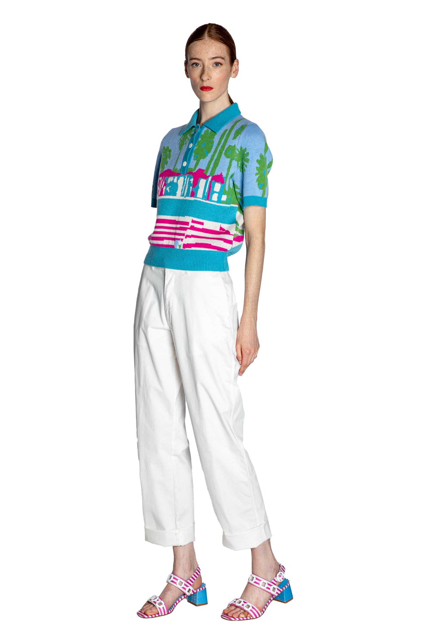 'POOLSIDE' POLO SWEATER - - Libertine