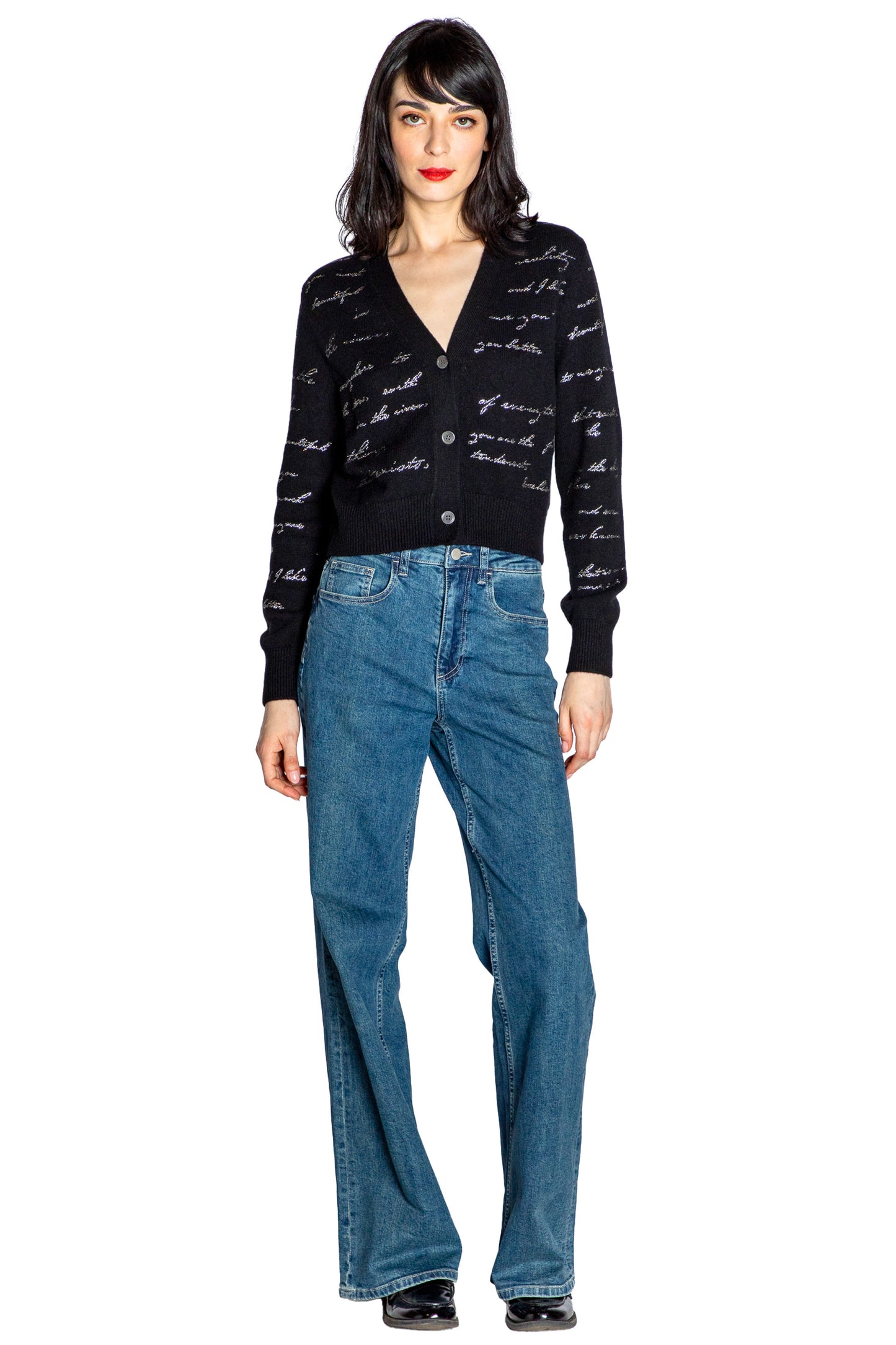 'BODY LANGUAGE' SHRUNKEN CARDIGAN - - Libertine