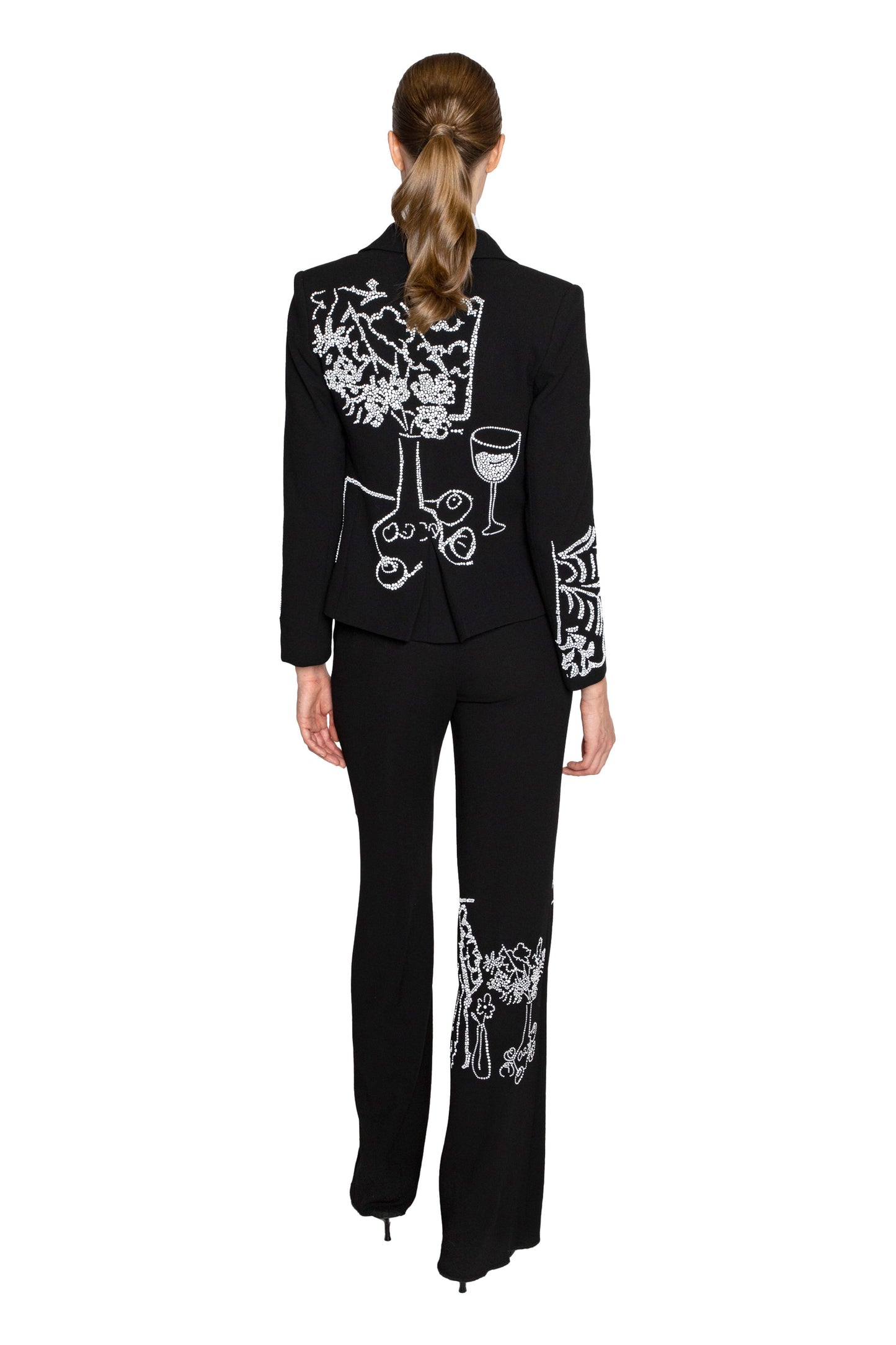 'STILL LIFE CRYSTAL' L/S SHORT JACKET - - Libertine