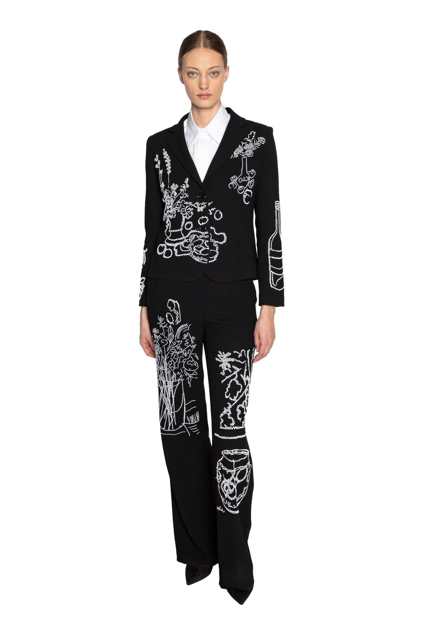 'STILL LIFE CRYSTAL' L/S SHORT JACKET - - Libertine