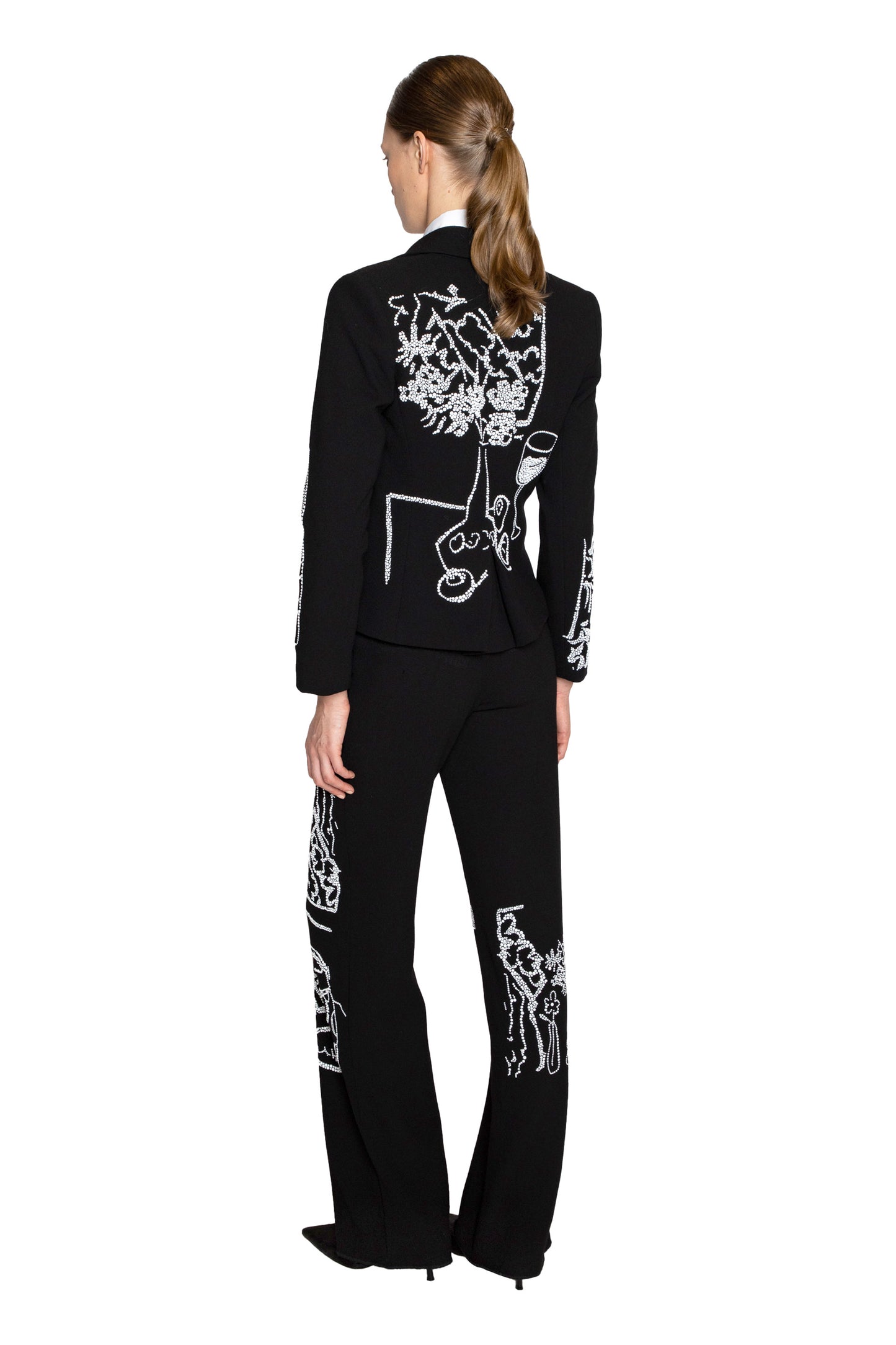 'STILL LIFE CRYSTAL' L/S SHORT JACKET - - Libertine