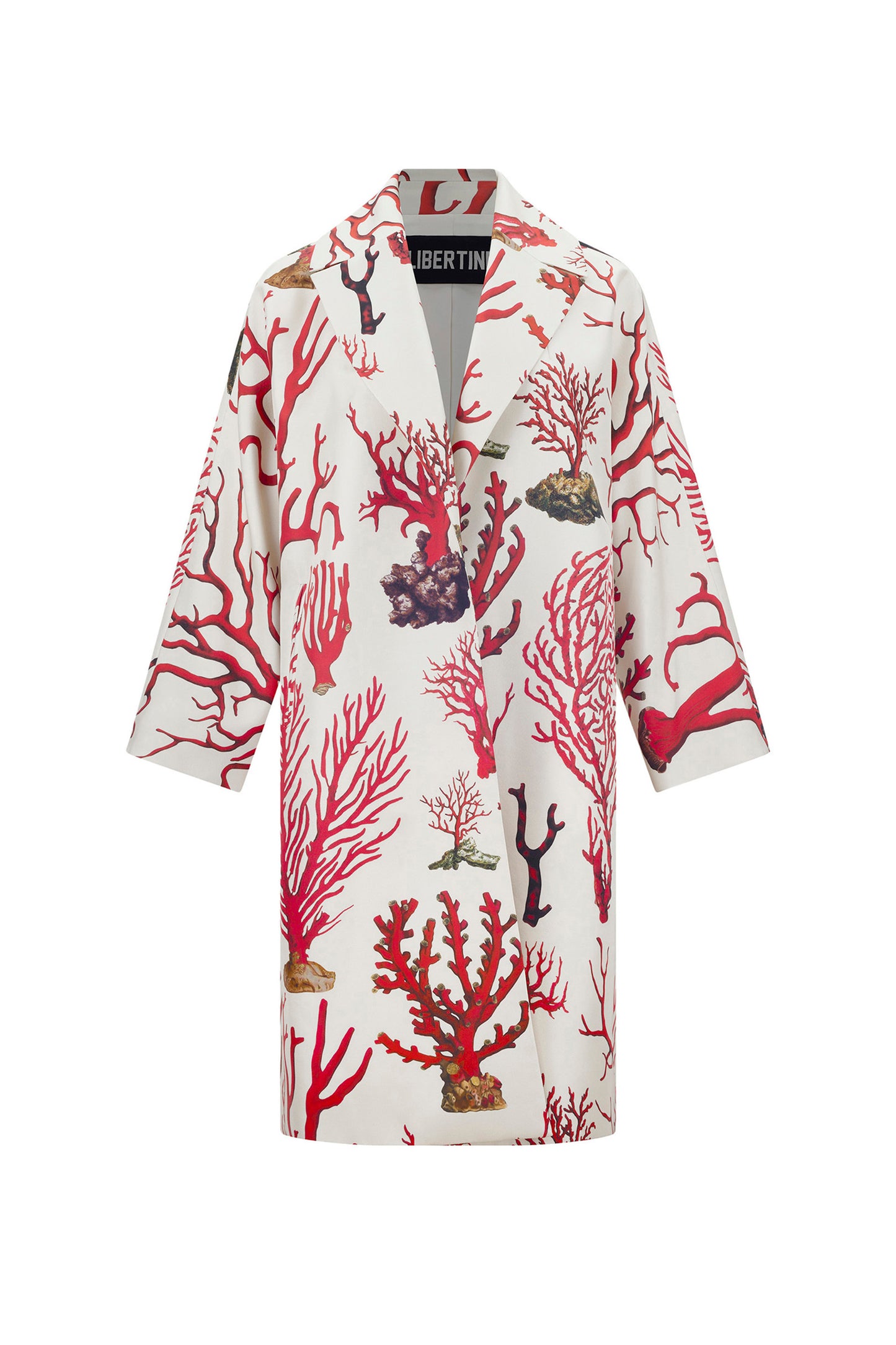 'VENETIAN CORAL' L/S OVERSIZED COAT - - Libertine