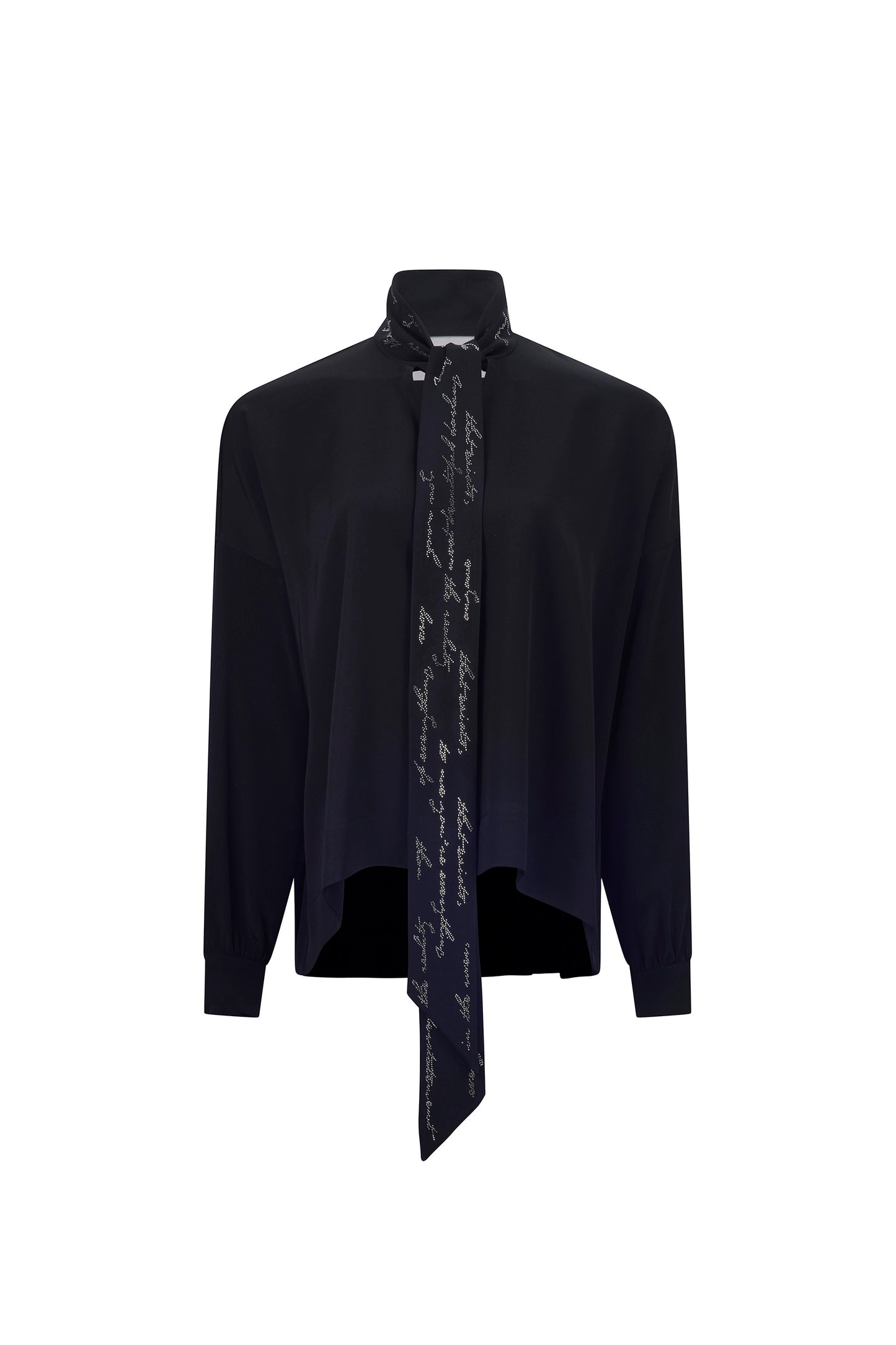 'BODY LANGUAGE' TIE BLOUSE - - Libertine