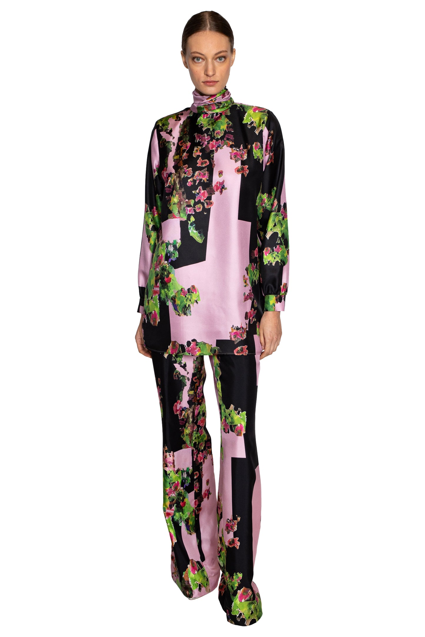 'PINK LONDON TERRACE' BIANCA TUNIC - - Libertine