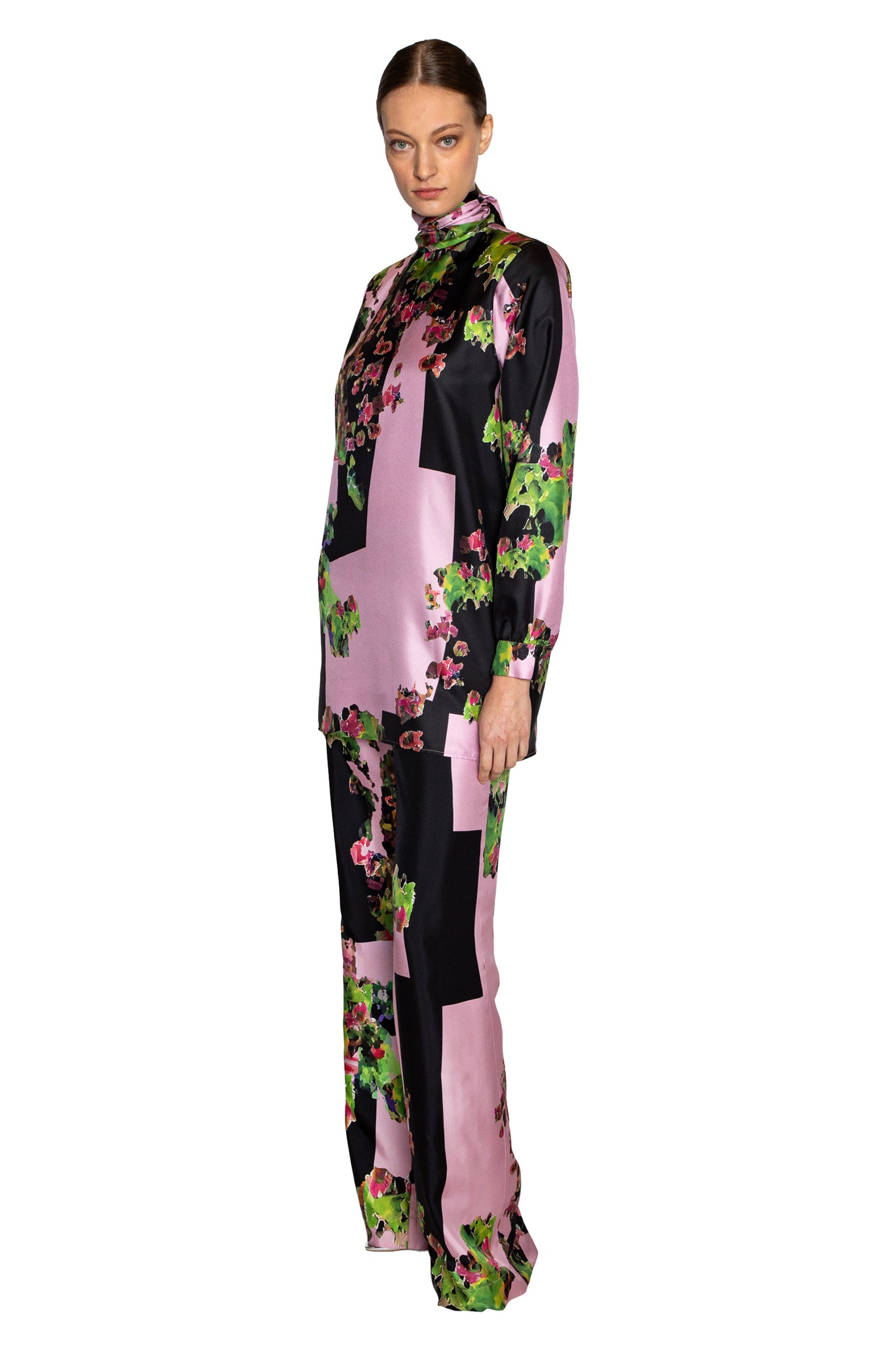 'PINK LONDON TERRACE' BIANCA TUNIC - - Libertine