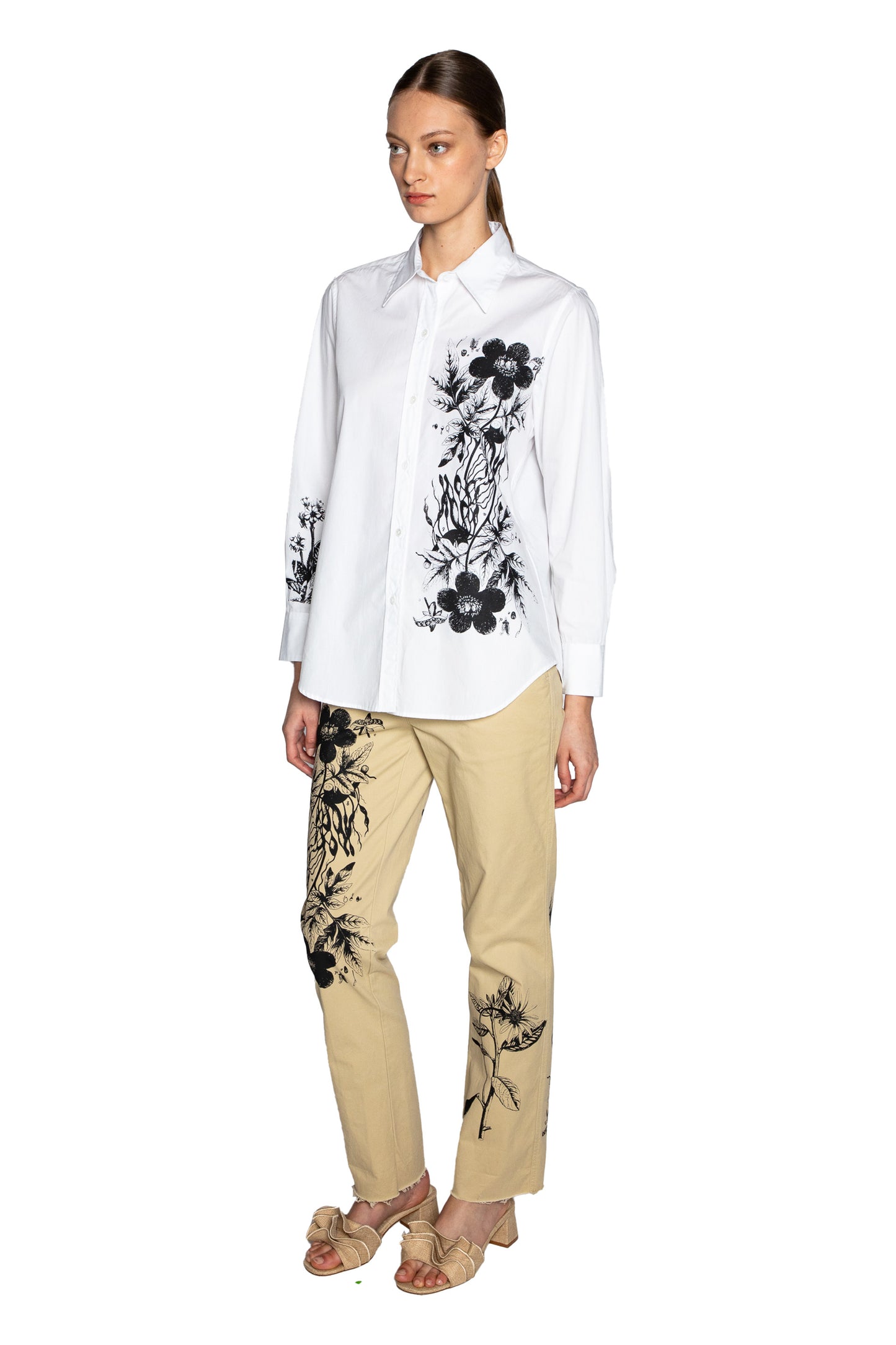 'GOTH BOTANICAL' NEW CLASSIC SHIRT - - Libertine
