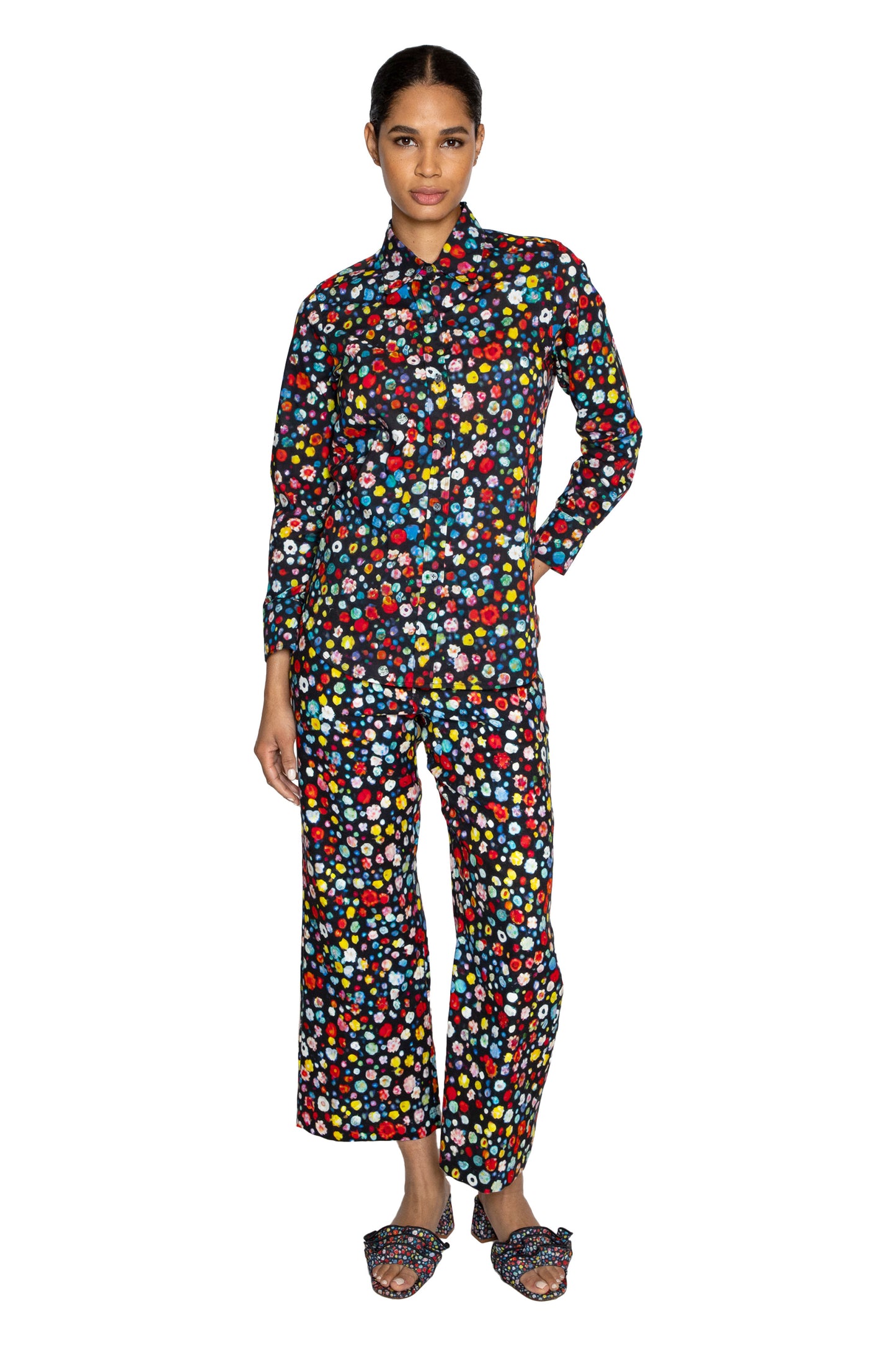 'FLOWER GEMS' NEW CLASSIC SHIRT - - Libertine