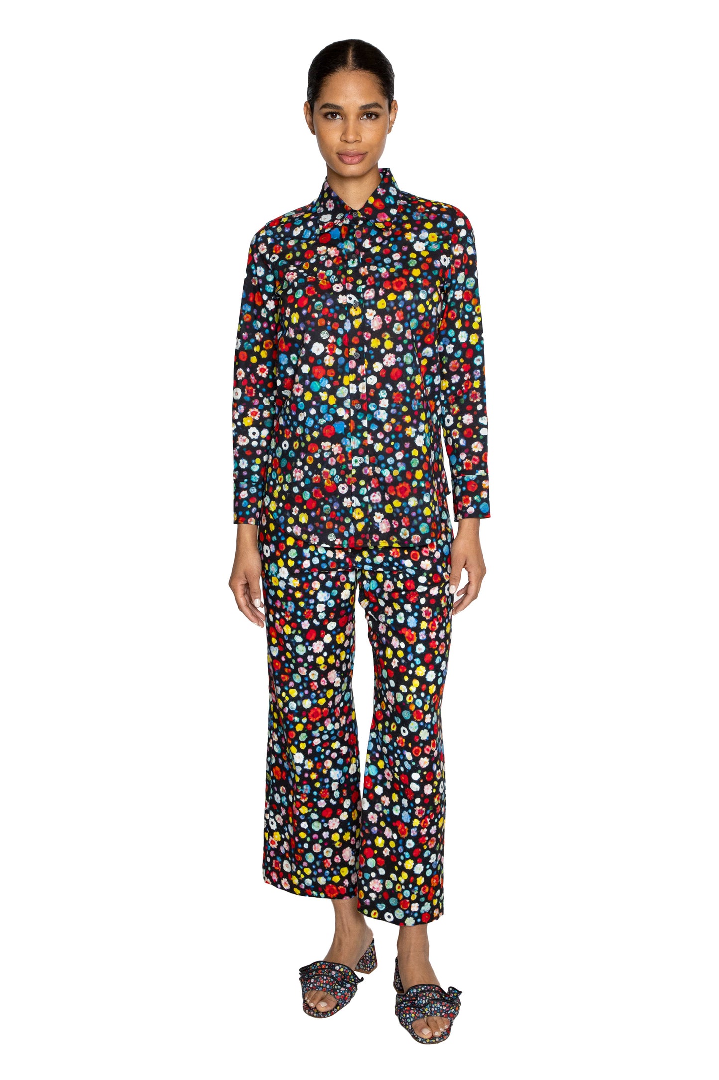 'FLOWER GEMS' NEW CLASSIC SHIRT - - Libertine