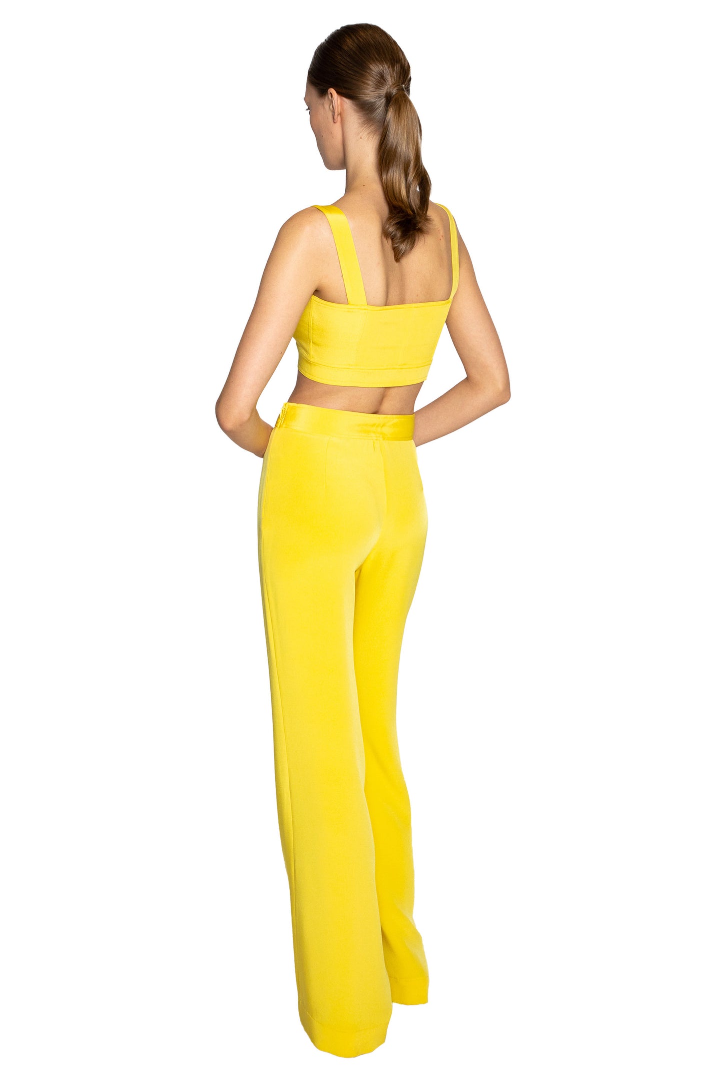 'NANCY LANCASTER YELLOW' SLIM AARONS PANT - - Libertine