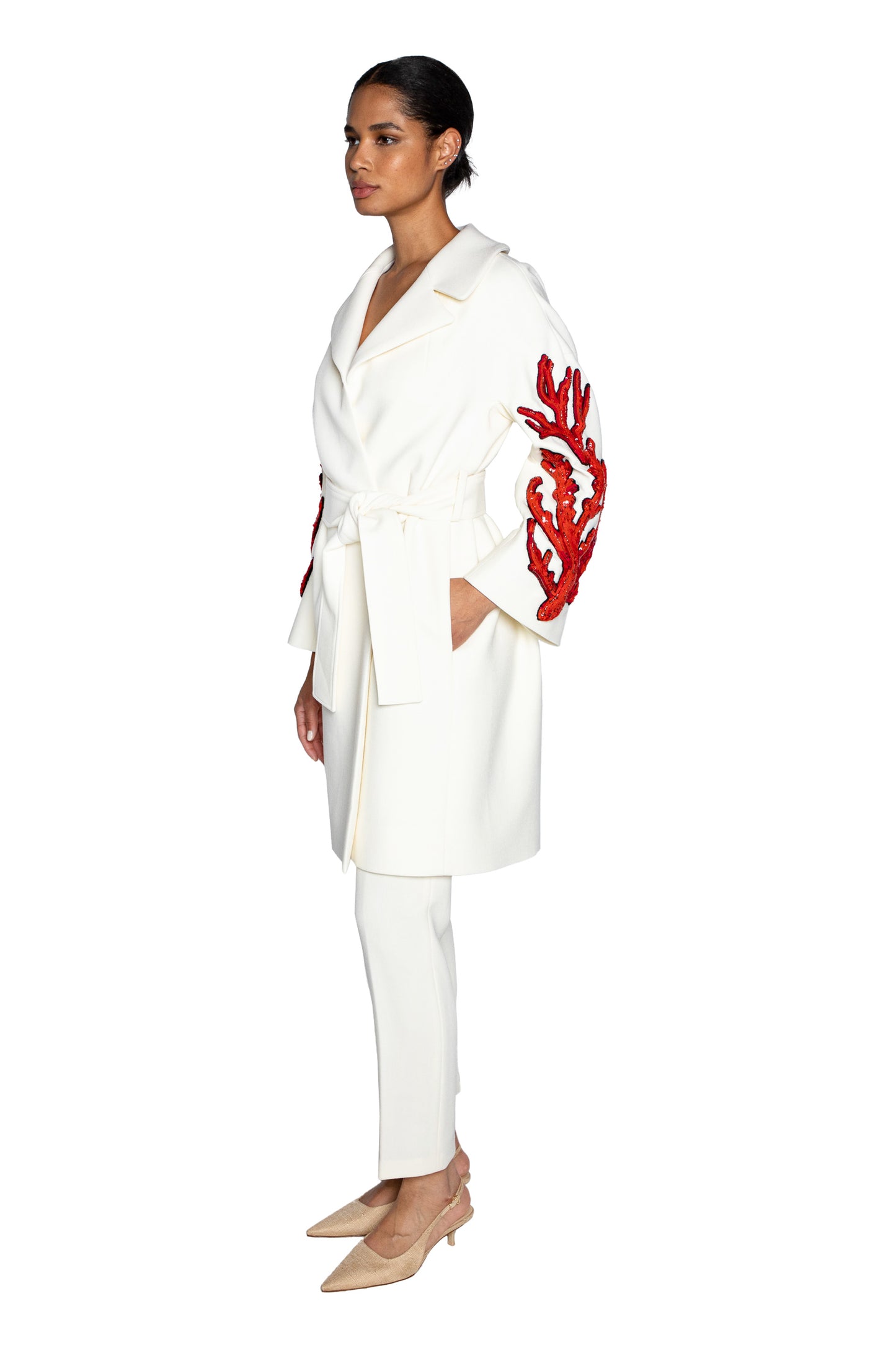 'VENETIAN REEF' VIENNA WRAP COAT - - Libertine