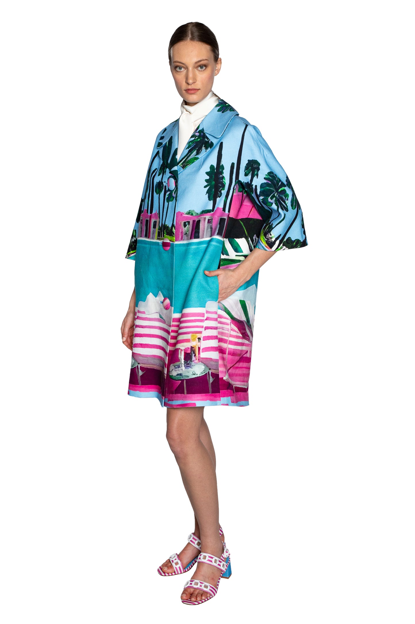 'POOLSIDE' 60S COAT - - Libertine