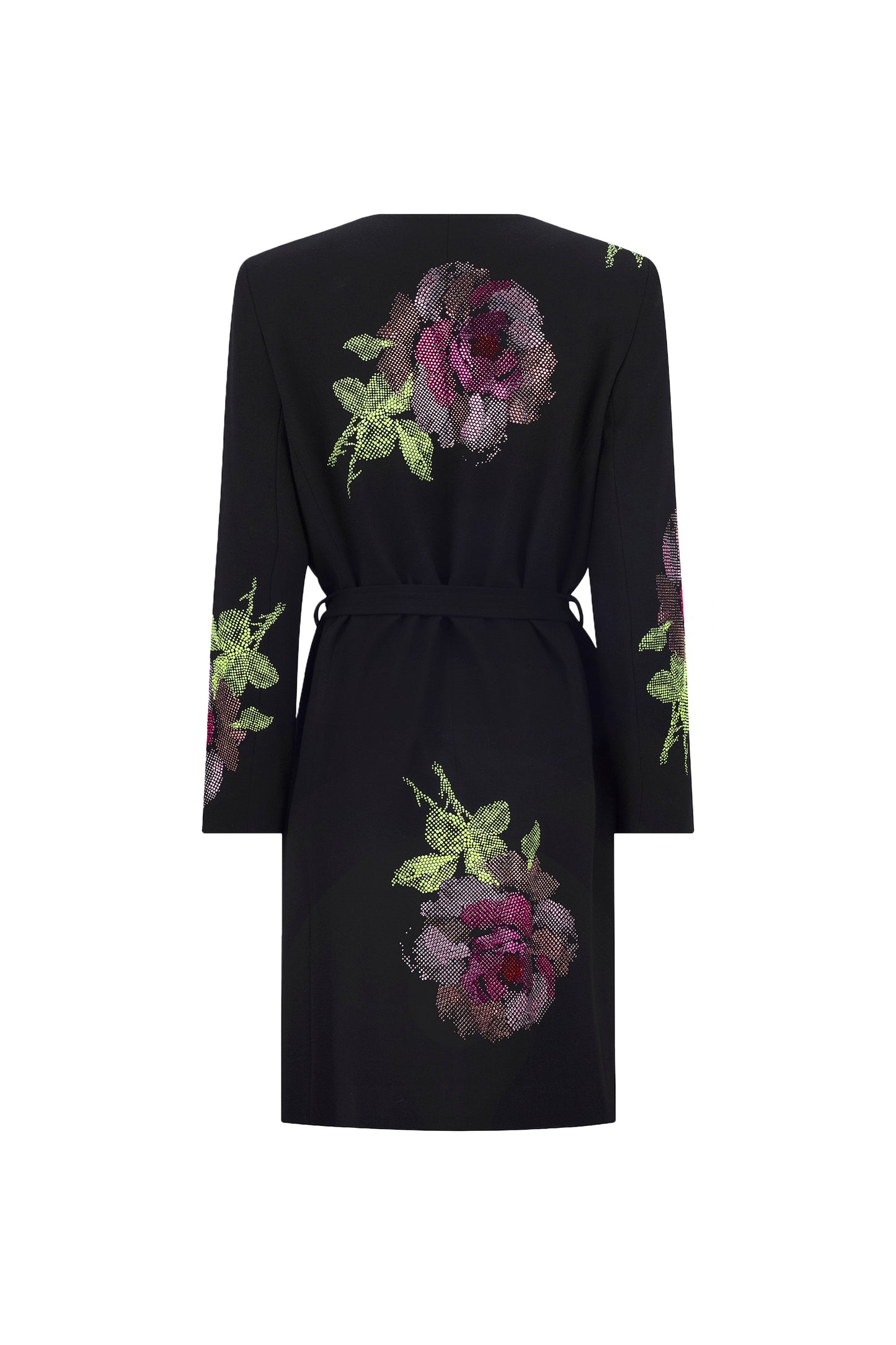 'AMERICAN BEAUTY' BELTED COLLARLESS COAT - - Libertine