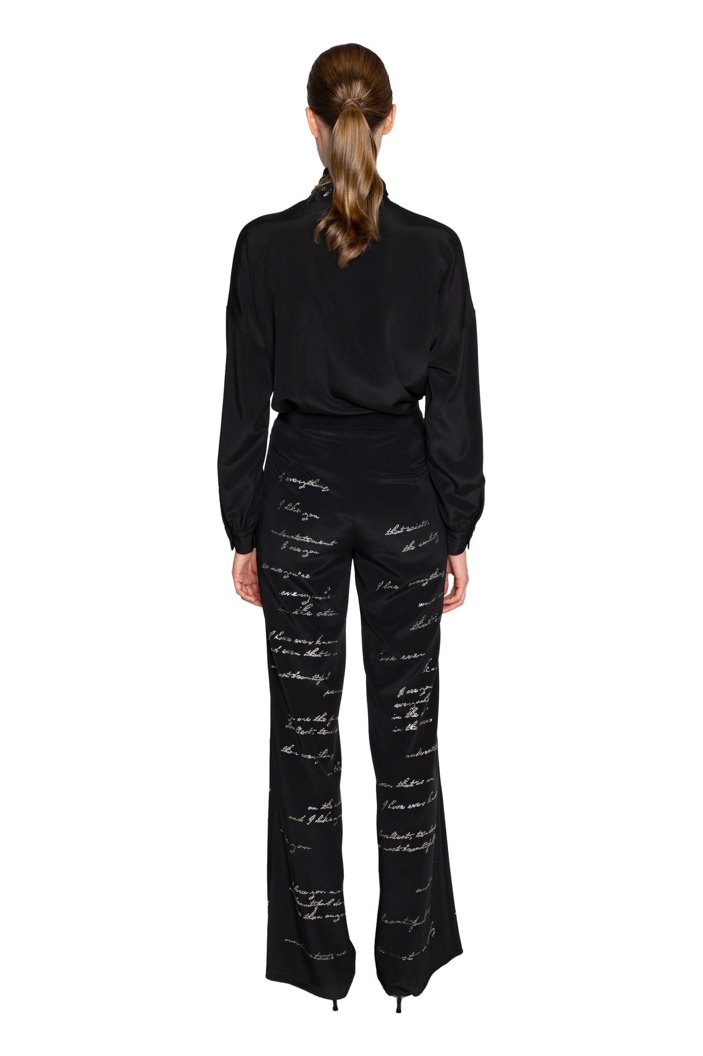 'BODY LANGUAGE' WIDE LEG TROUSER - - Libertine