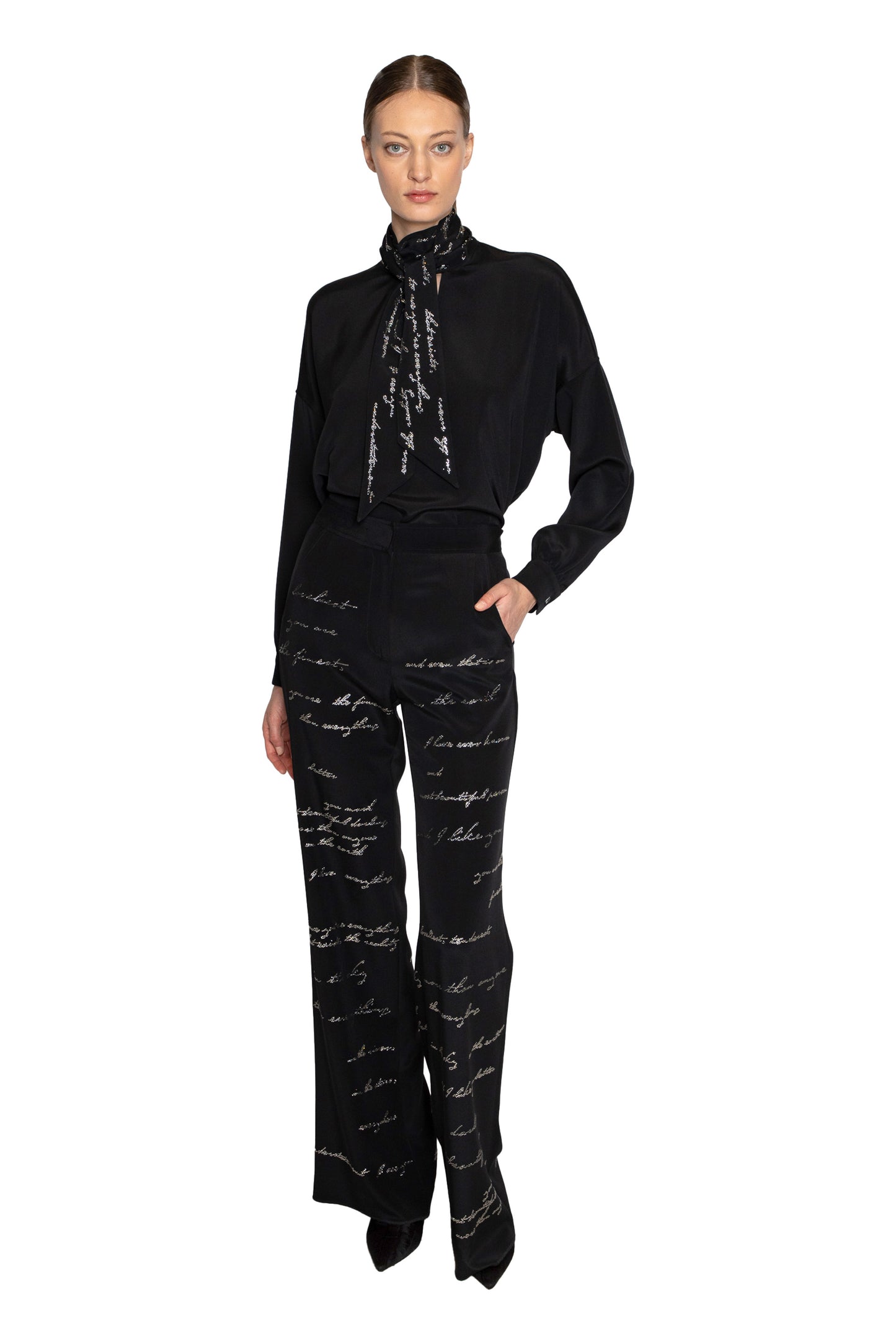 'BODY LANGUAGE' WIDE LEG TROUSER - - Libertine