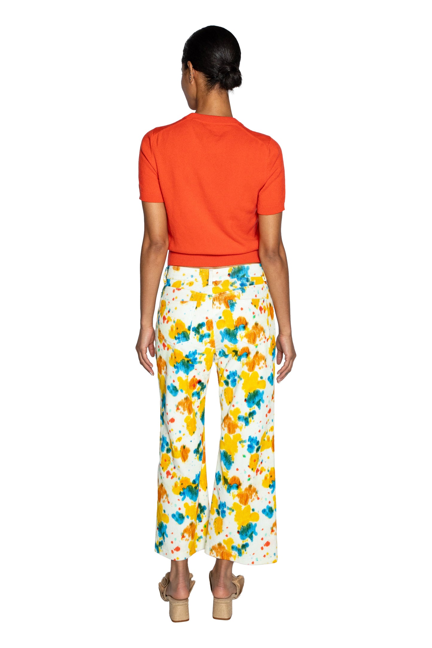 'WHATS UP BUTTERCUP' CROPPED WIDE LEG PANT - - Libertine