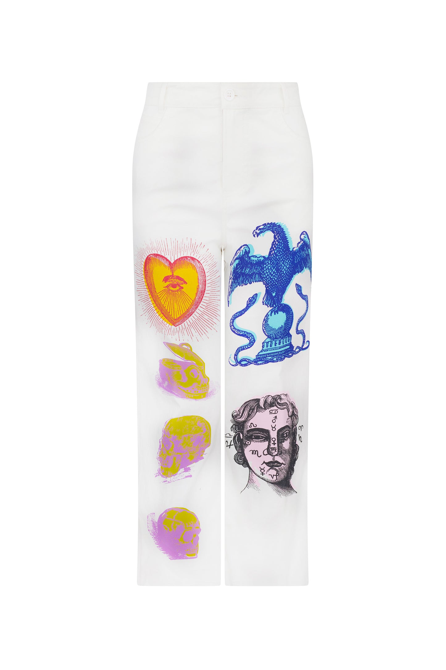 'LEO SUN' CROPPED WIDE LEG PANT - - Libertine