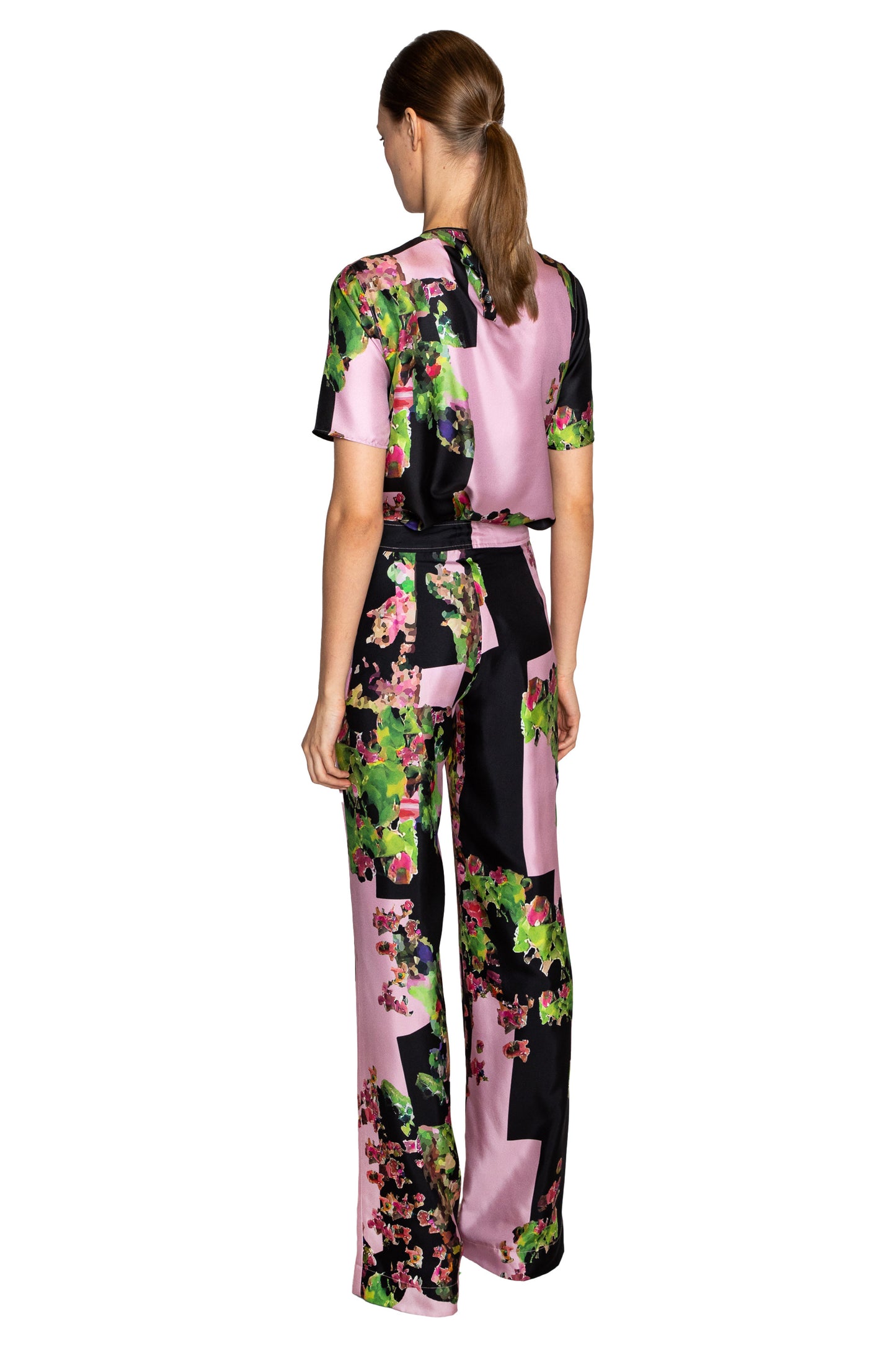 'PINK LONDON TERRACE' SLIM AARONS PANT - - Libertine