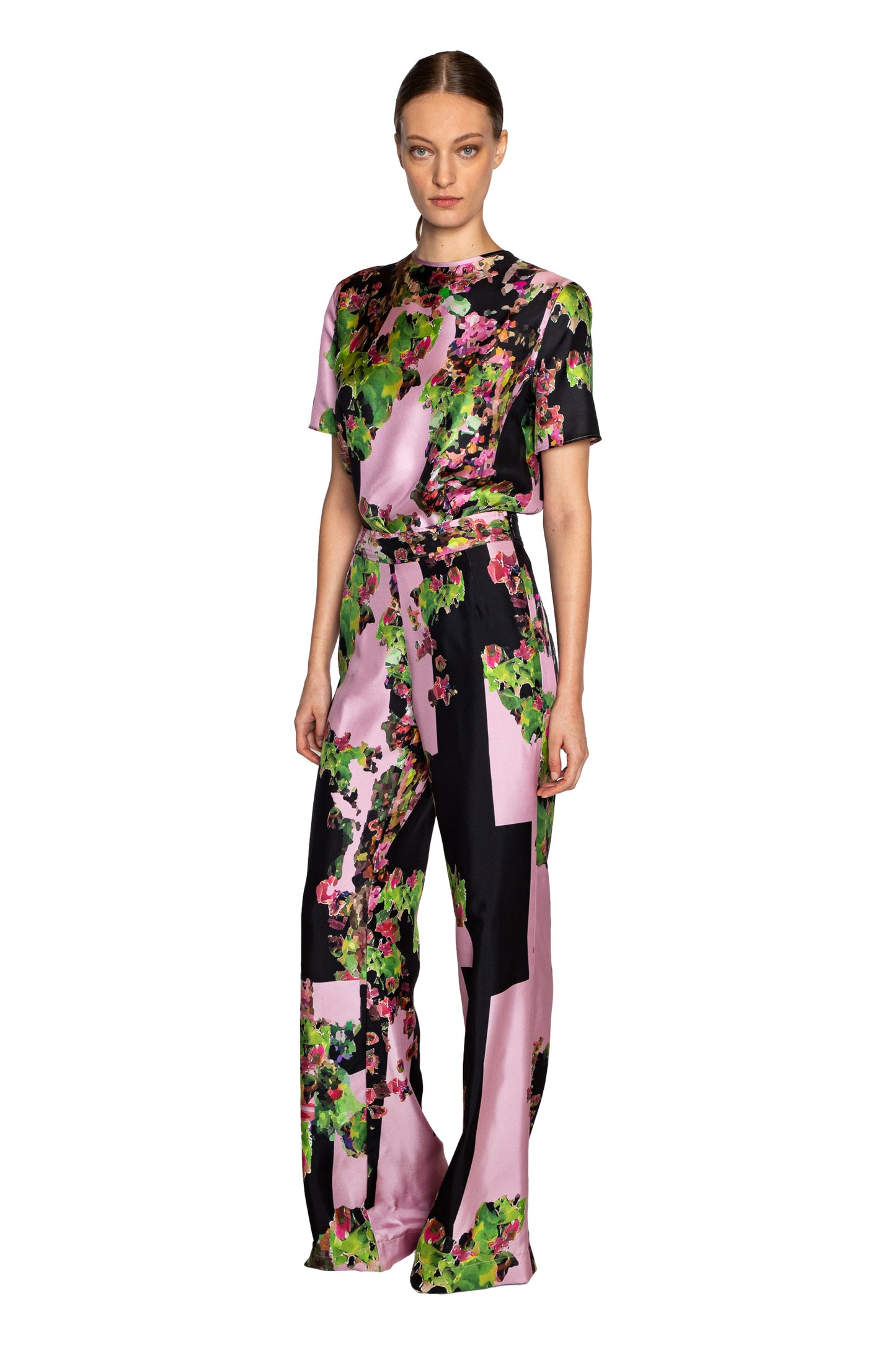 'PINK LONDON TERRACE' SLIM AARONS PANT - - Libertine