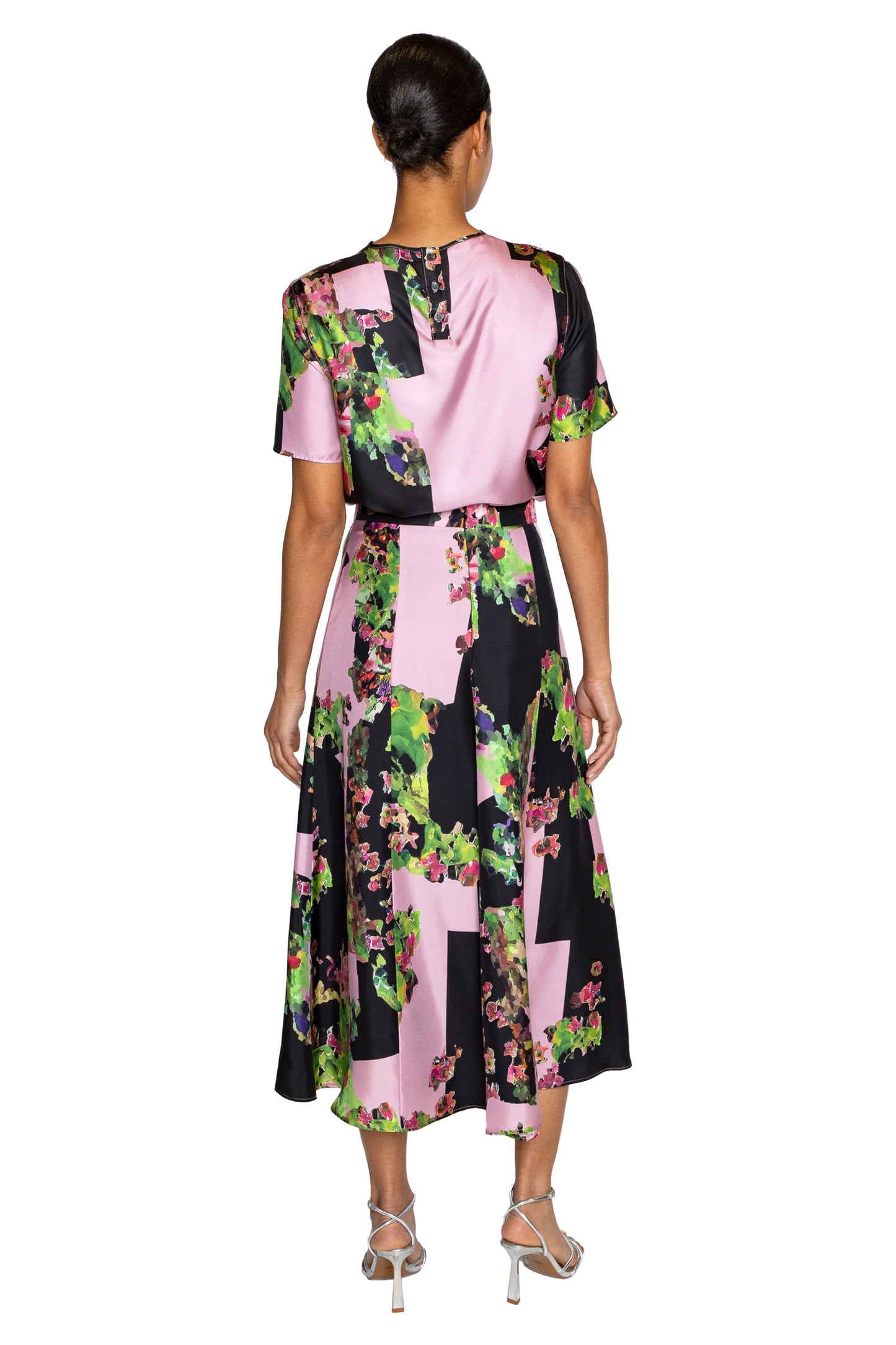 'PINK LONDON TERRACE' TULIP SKIRT - - Libertine