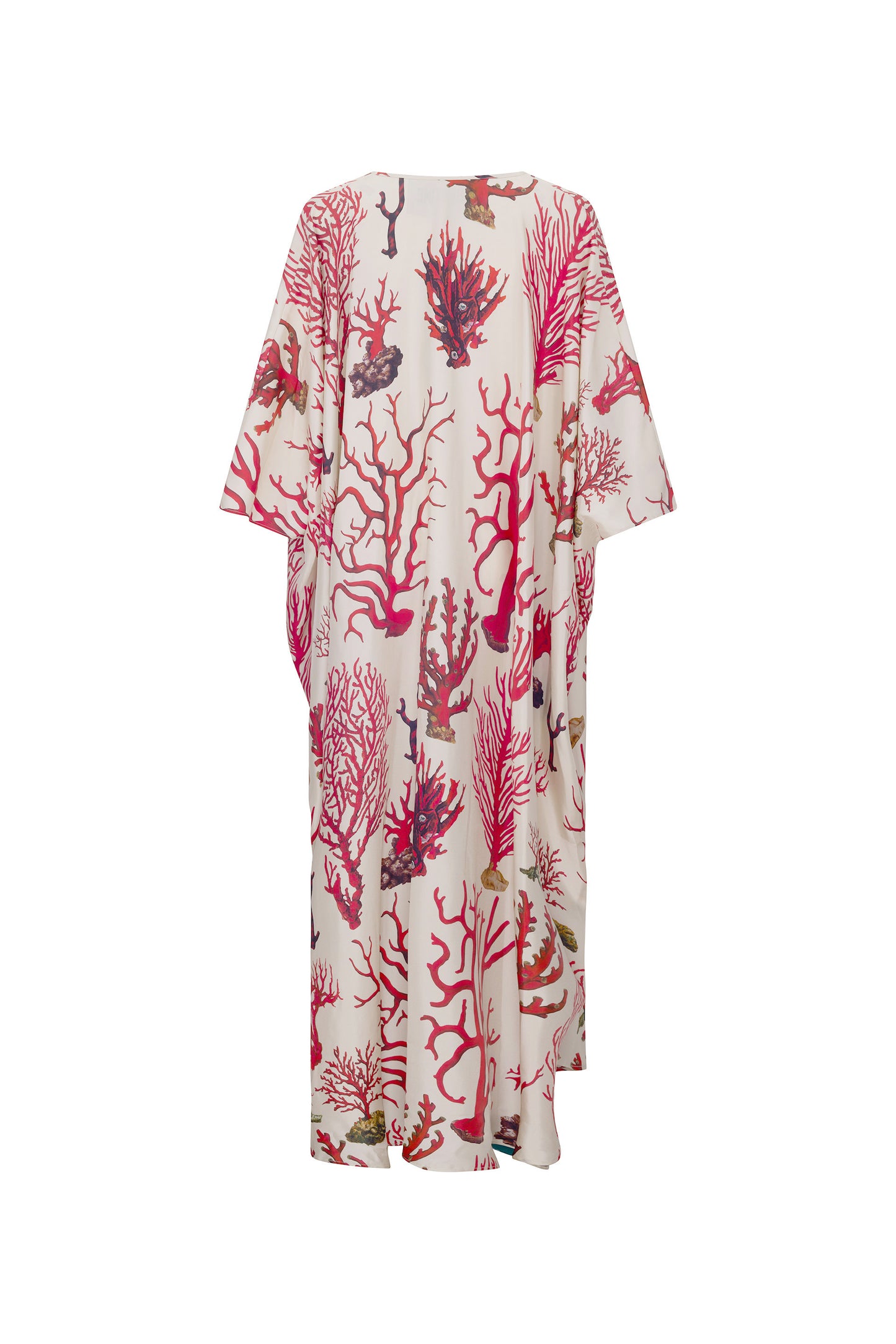 'VENETIAN CORAL' EXTREME KAFTAN - - Libertine