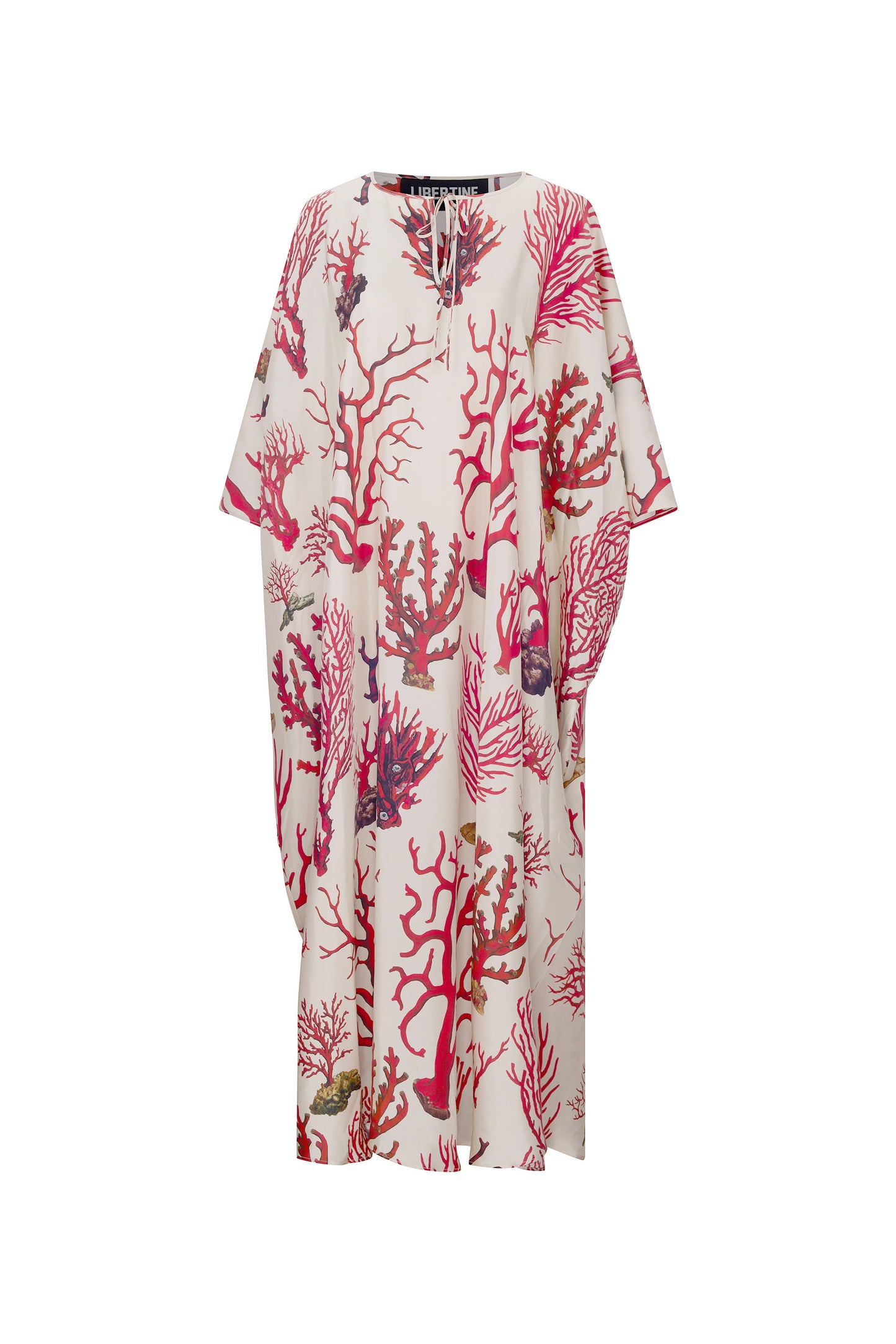 'VENETIAN CORAL' EXTREME KAFTAN - - Libertine
