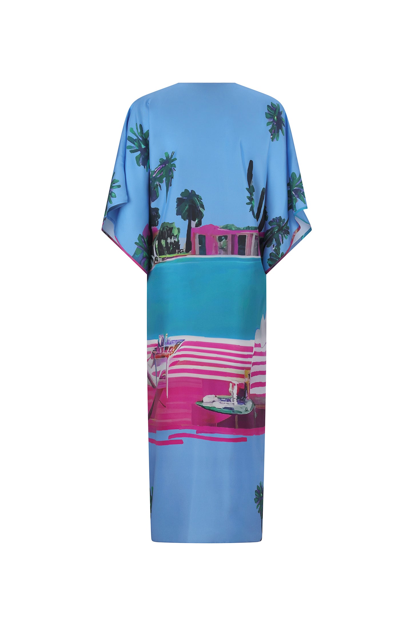 'POOLSIDE' KAFTAN DRESS - - Libertine