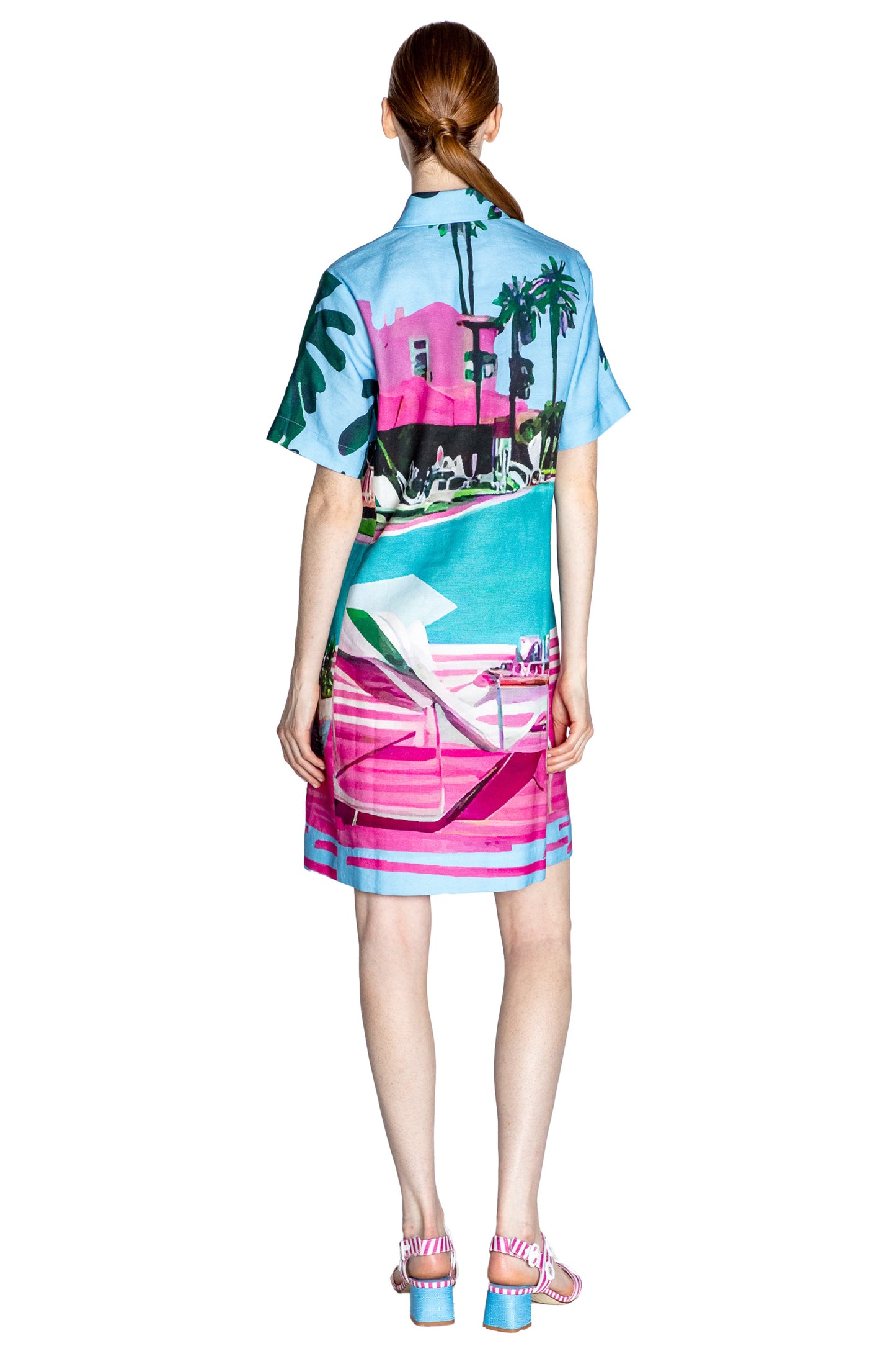'POOLSIDE' PREPPY DRESS - - Libertine