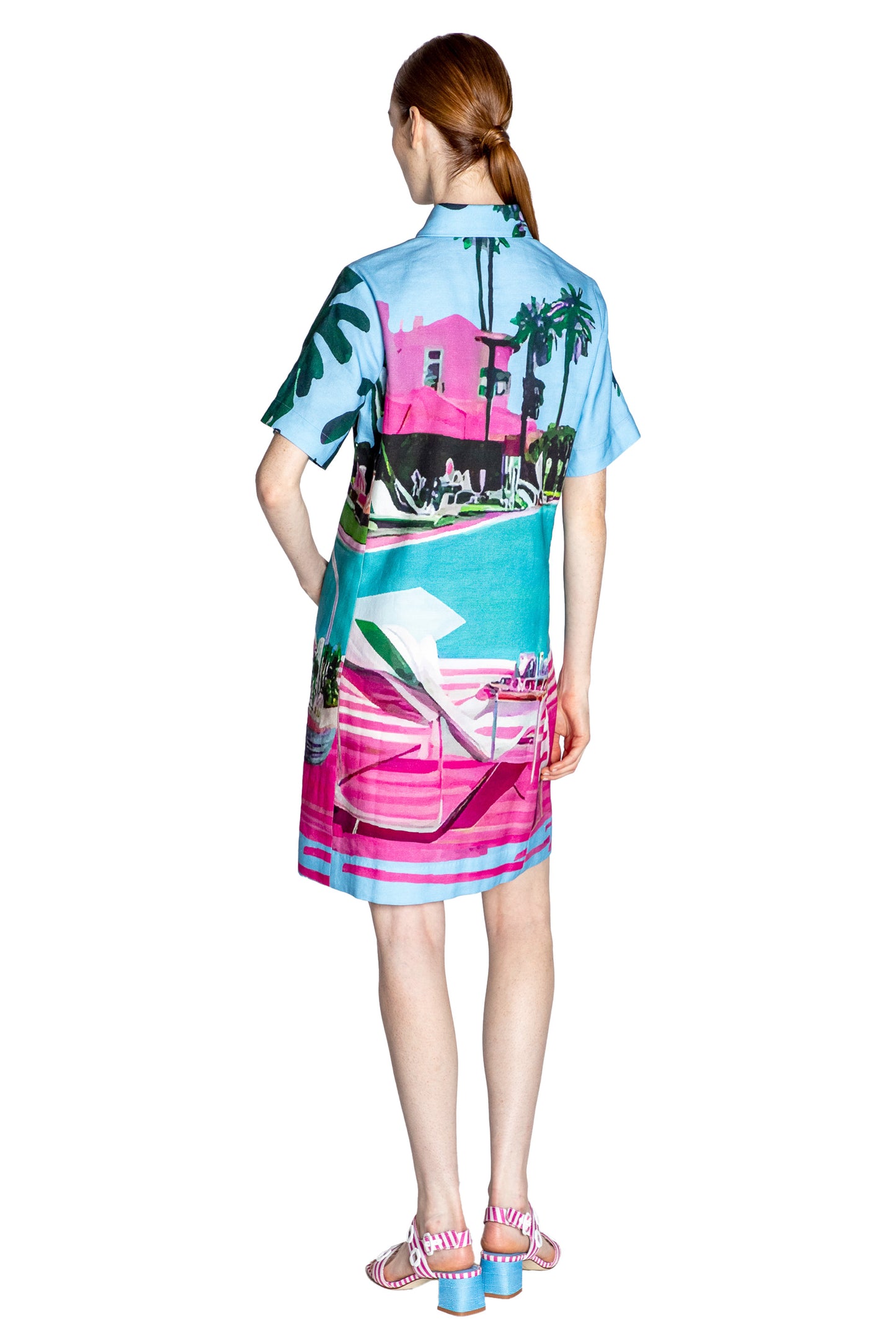 'POOLSIDE' PREPPY DRESS - - Libertine