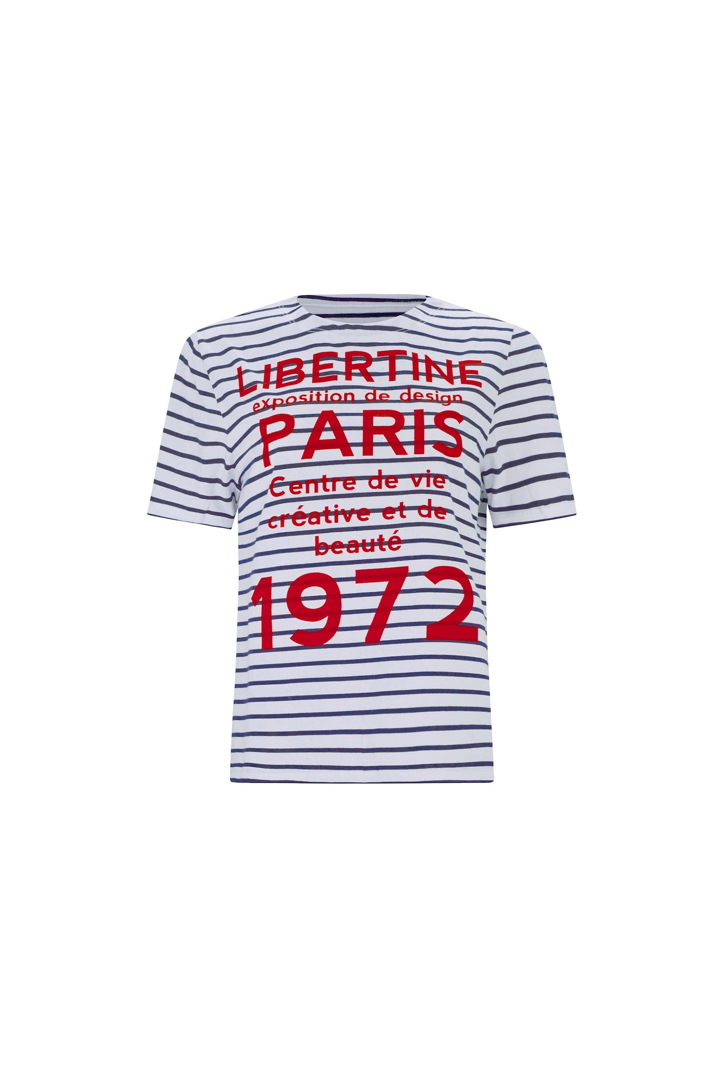 '1972 PARIS' SHORT SLEEVE T SHIRT - - Libertine