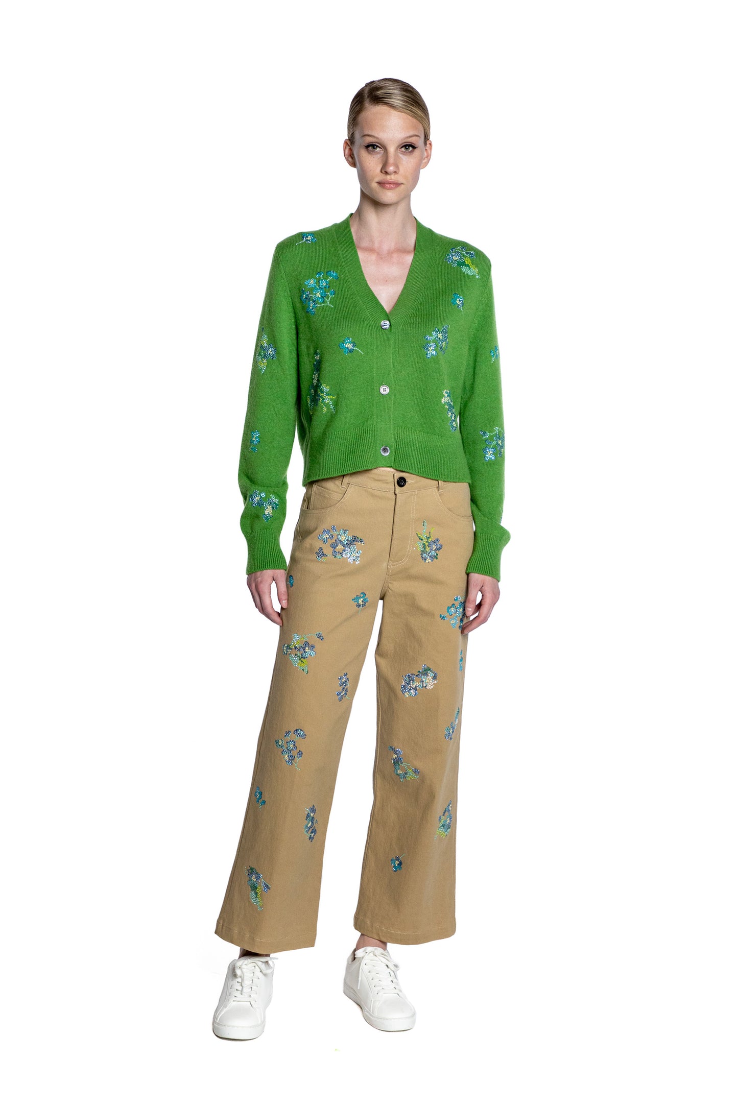 'BLUEBELL LANE' SHRUNKEN CARDIGAN - - Libertine
