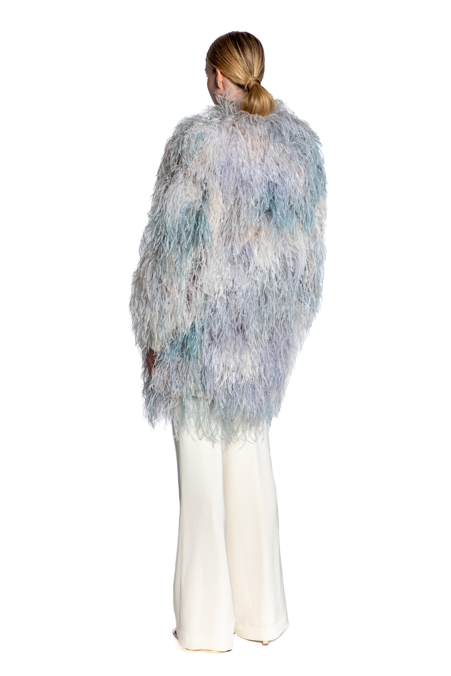 'CUMULUS' FEATHERED COAT - - Libertine
