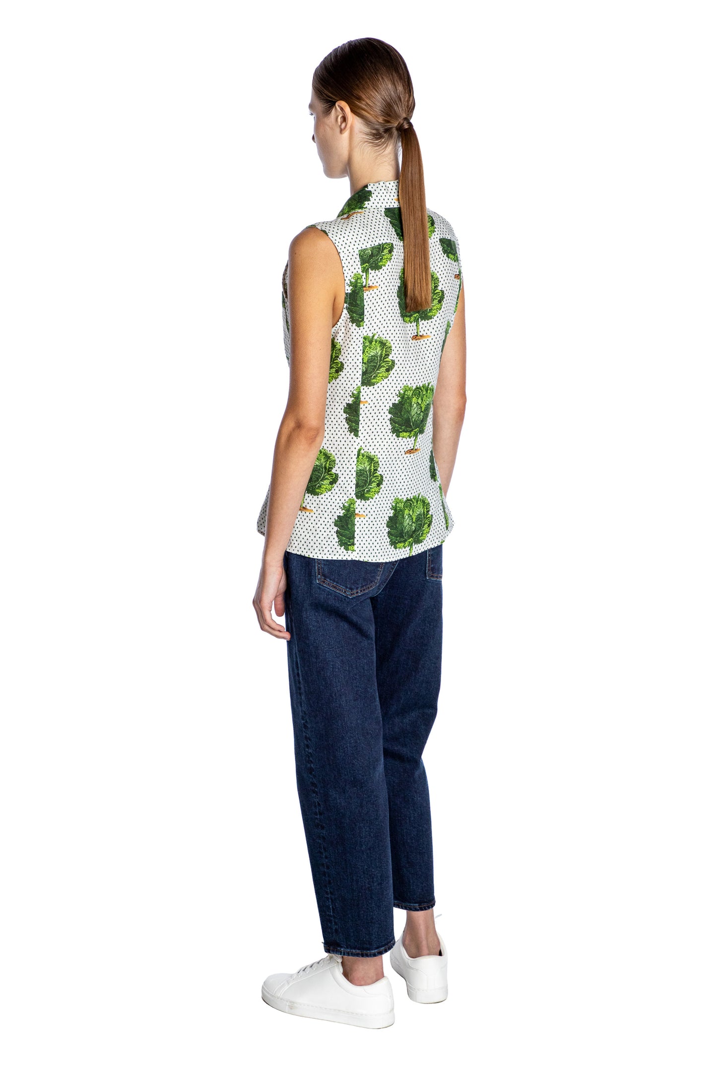 'LETTUCE DANCE TO THE BEET' MARTHA BLOUSE - - Libertine