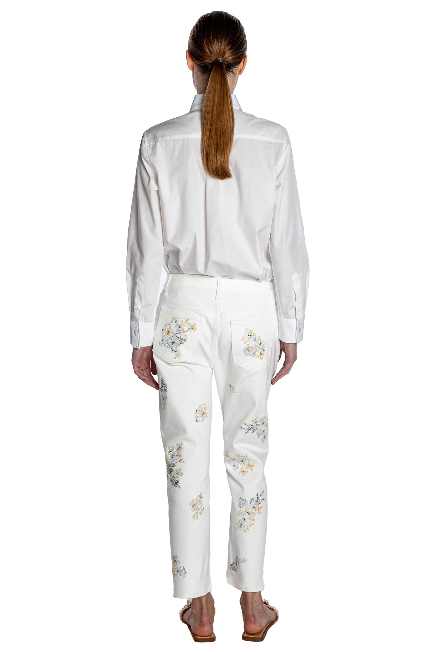 'PORCELAIN GARDEN' BOYFRIEND JEAN - - Libertine
