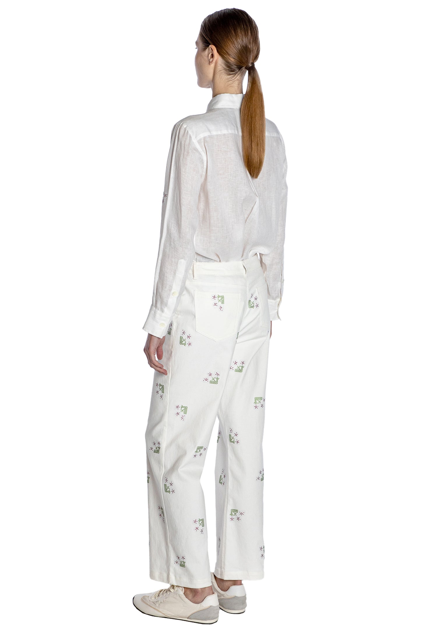 'FRENCH GARDEN' CROPPED WIDE LEG PANT - - Libertine
