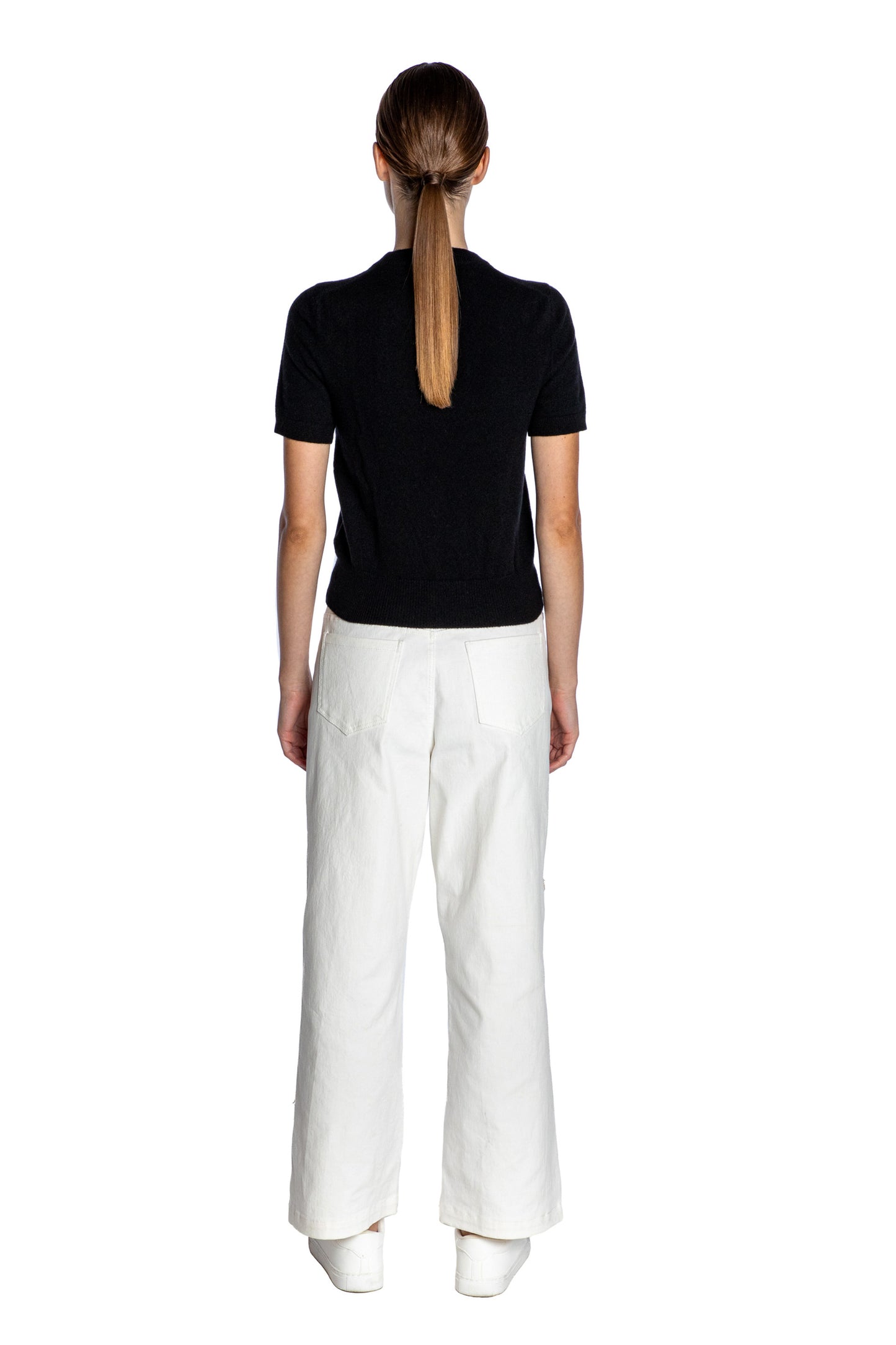 'NERO' CROPPED WIDE LEG PANT - - Libertine