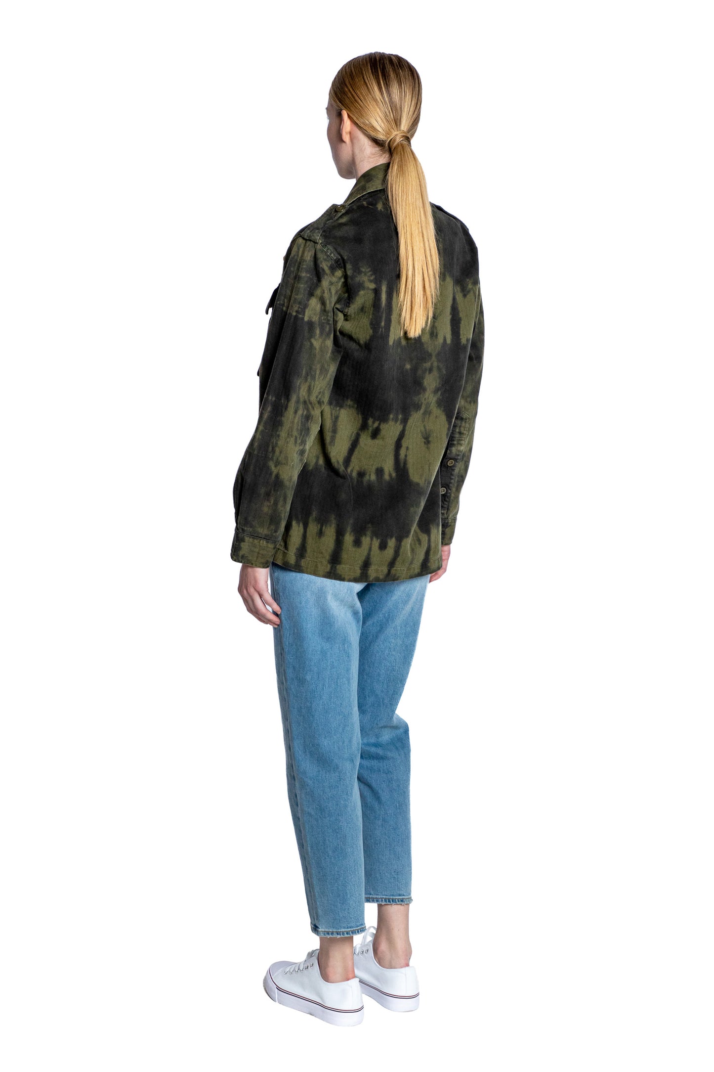 'BUSY GARDEN' VINTAGE FRENCH MILITARY JACKET - - Libertine