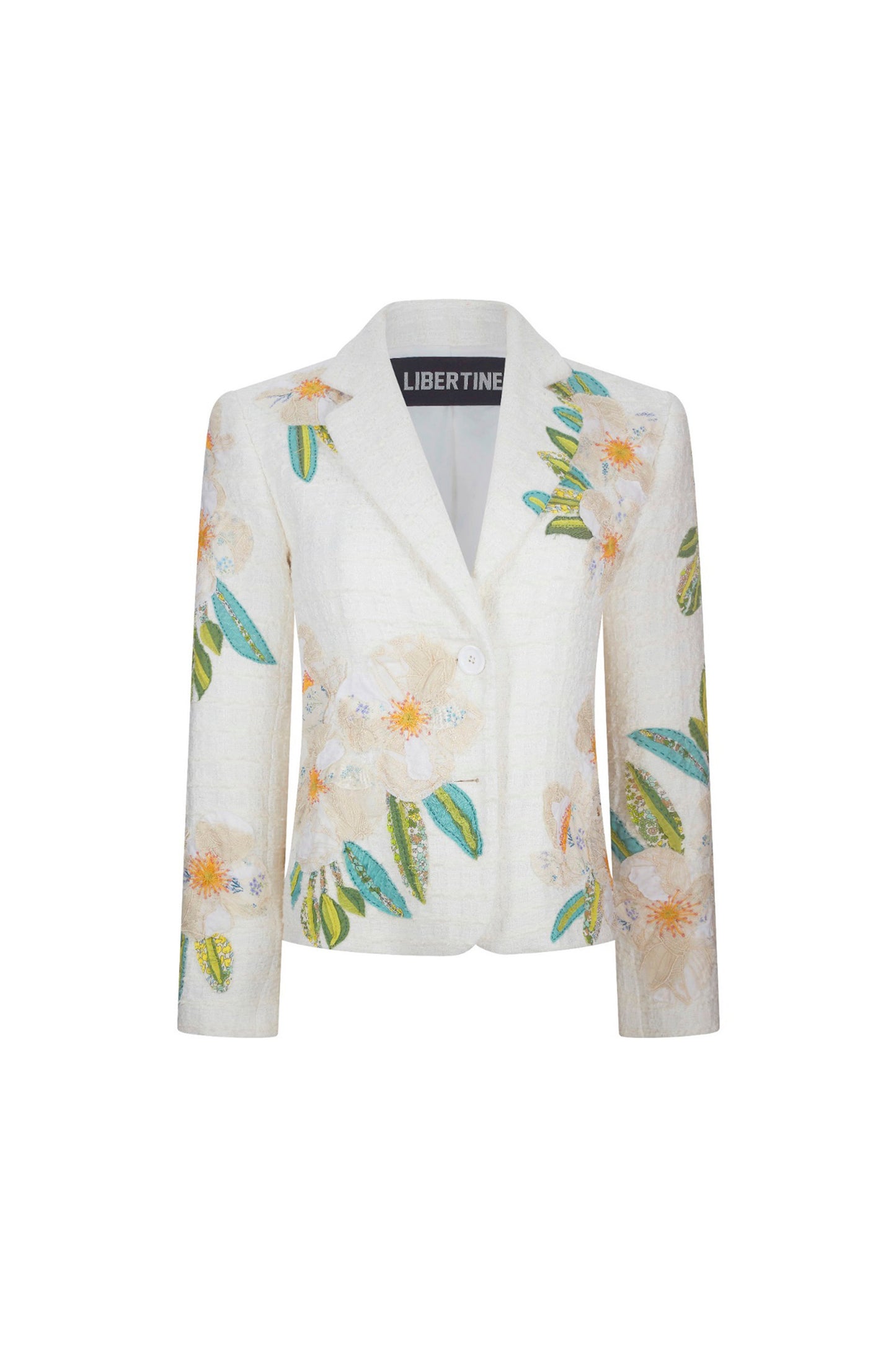 'WHITE POPPY' L/S SHORT JACKET - - Libertine