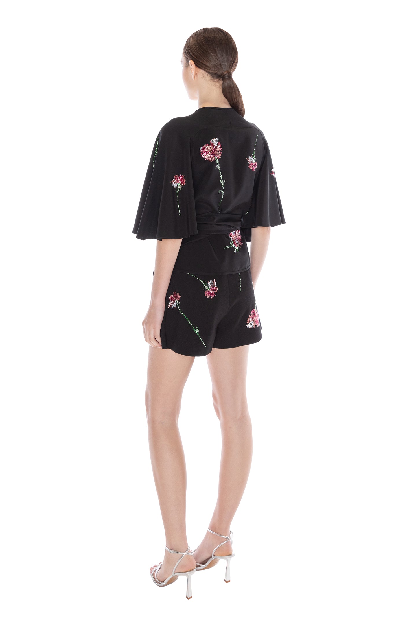 'CECIL BEATON PINK CARNATION' BUTTERFLY BLOUSE - - Libertine