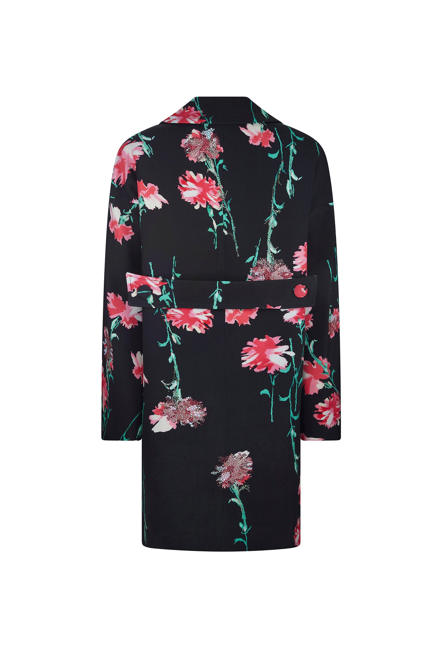 'CECIL BEATON PINK CARNATION' L/S PATCH POCKET COAT - - Libertine
