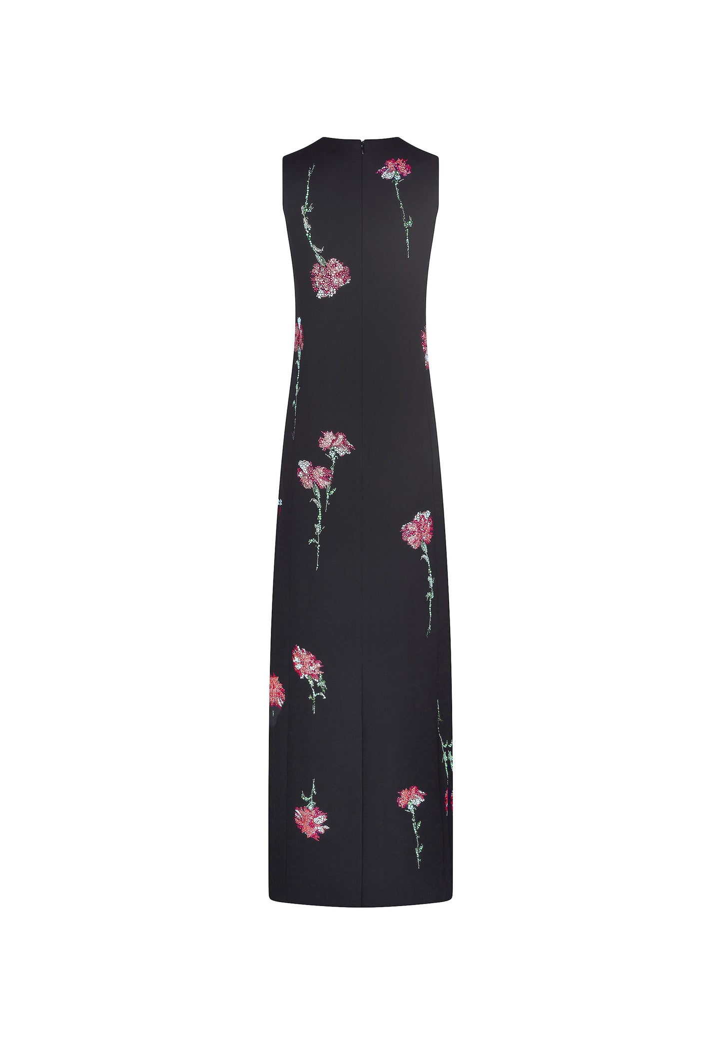 'CECIL BEATON PINK CARNATION' LONG SHIFT DRESS - - Libertine