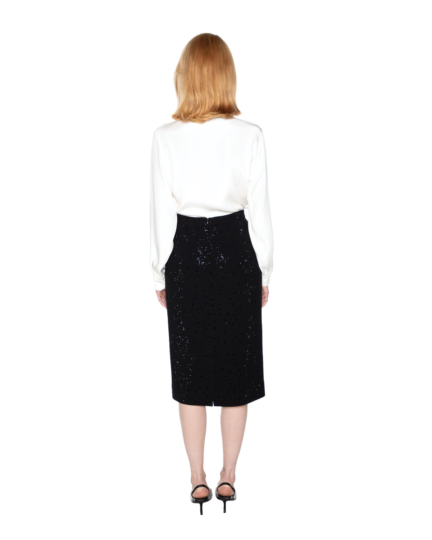 'HEAVY STARDUST' CLASSIC PENCIL SKIRT - - Libertine