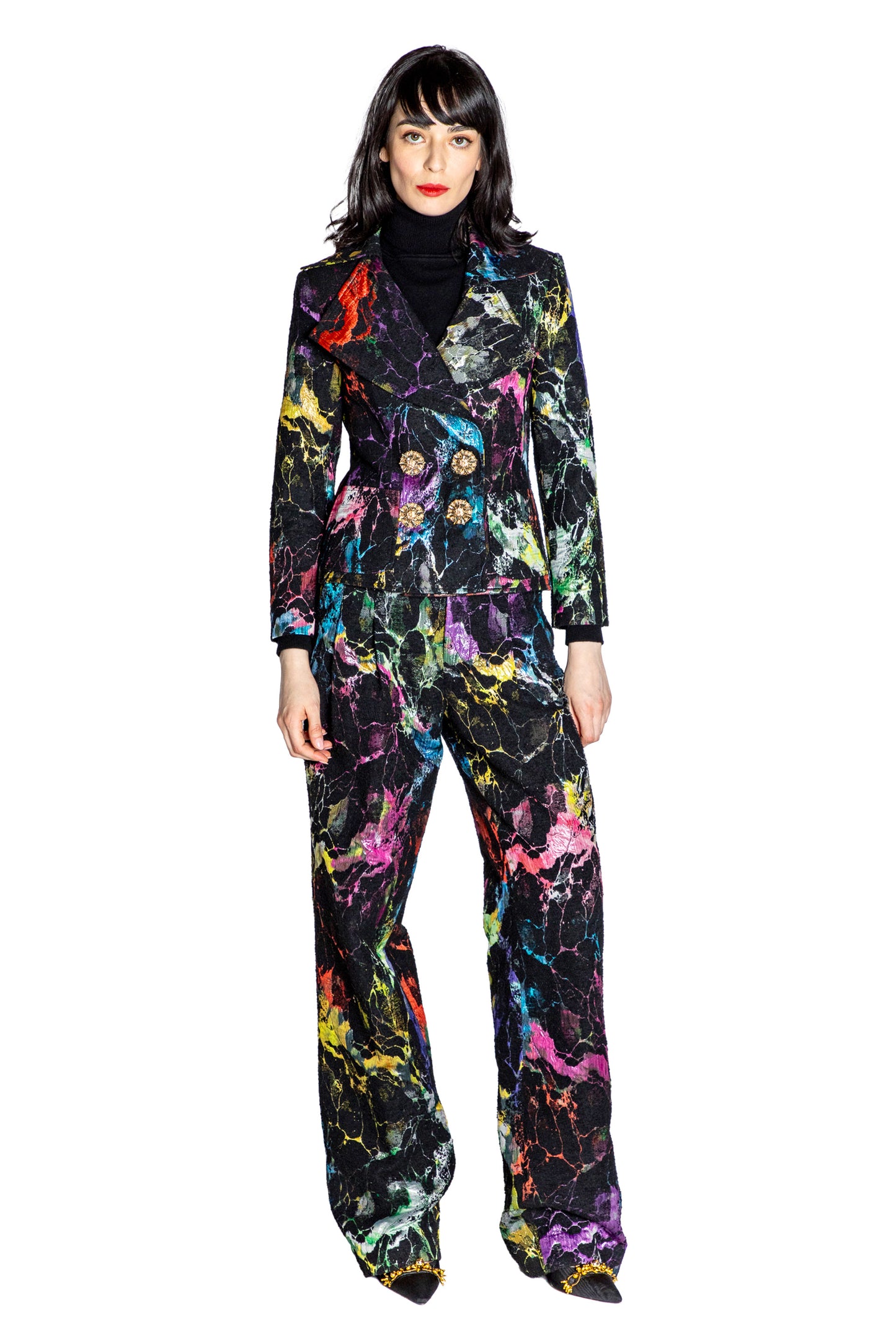 'POMPEII' ASYMMETRICAL LAPEL JACKET - - Libertine